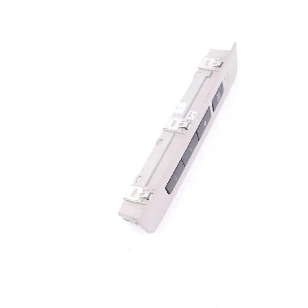 Switch Control Seat BMW F01 F02 Front Seat Memory Button Operating Unit to with Part number 9215742 Switch Control Seat BMW F01 F02 Front Seat Memory Button Operating Unit - SKU rhd-9215742 - Part number 9215742