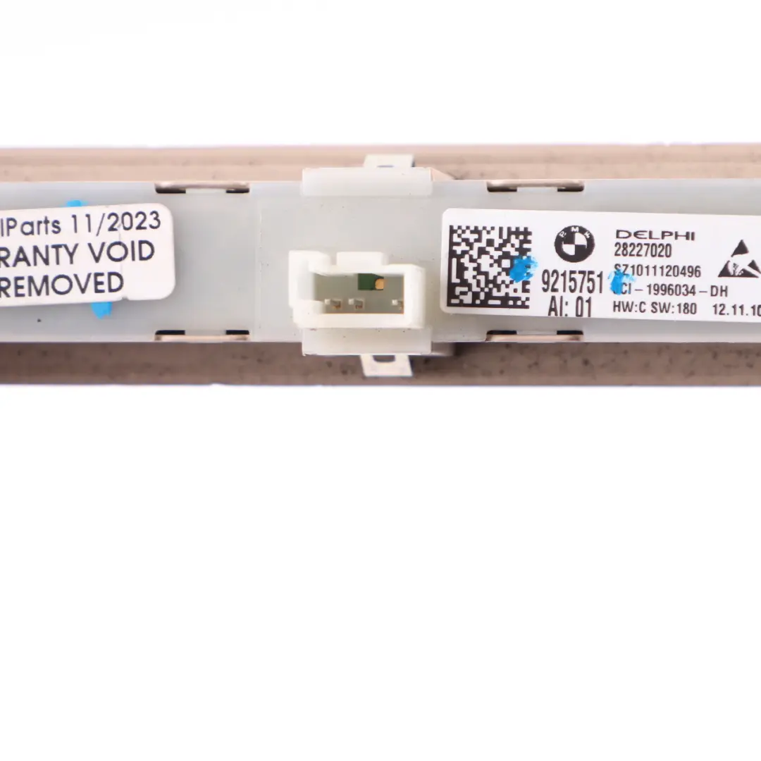 Switch BMW F10 F11 LCI Front Seat Memory Button Unit Trim Oyster to Seat with Part number 9215751 Seat Switch BMW F10 F11 LCI Front Seat Memory Button Unit Trim Oyster - SKU rhd-9215751 - Part number 9215751