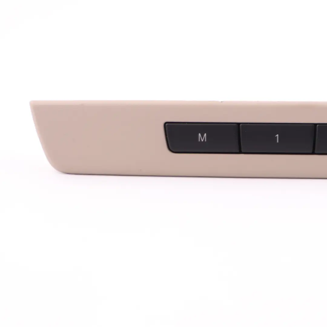 Switch BMW F10 F11 LCI Front Seat Memory Button Unit Trim Oyster to Seat with Part number 9215751 Seat Switch BMW F10 F11 LCI Front Seat Memory Button Unit Trim Oyster - SKU rhd-9215751 - Part number 9215751