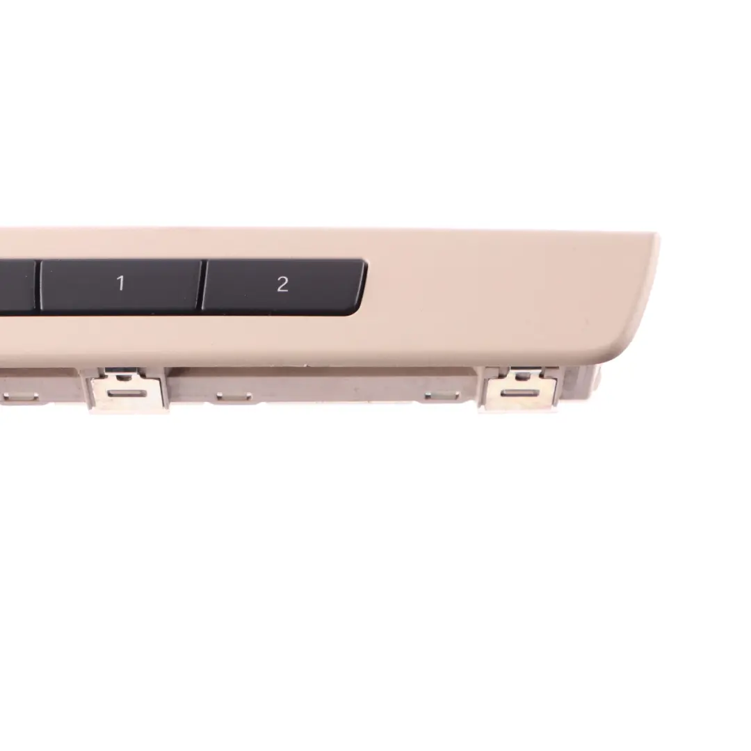 Switch BMW F10 F11 LCI Front Seat Memory Button Unit Trim Oyster to Seat with Part number 9215751 Seat Switch BMW F10 F11 LCI Front Seat Memory Button Unit Trim Oyster - SKU rhd-9215751 - Part number 9215751