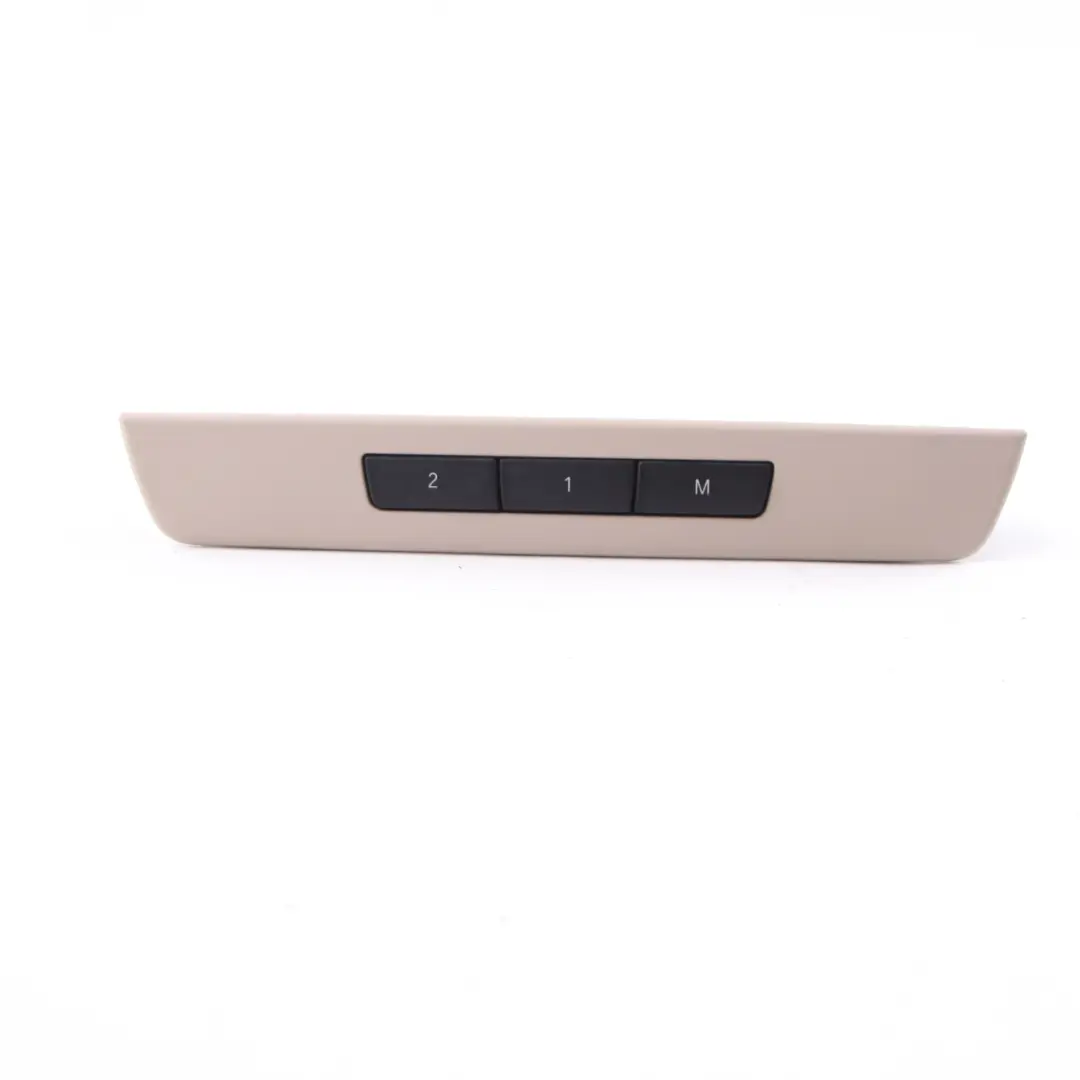 Memory Switch Control Button Panel Oyster to BMW F10 F11 Seat with Part number 9215811 BMW F10 F11 Seat Memory Switch Control Button Panel Oyster - SKU rhd-9215811 - Part number 9215811