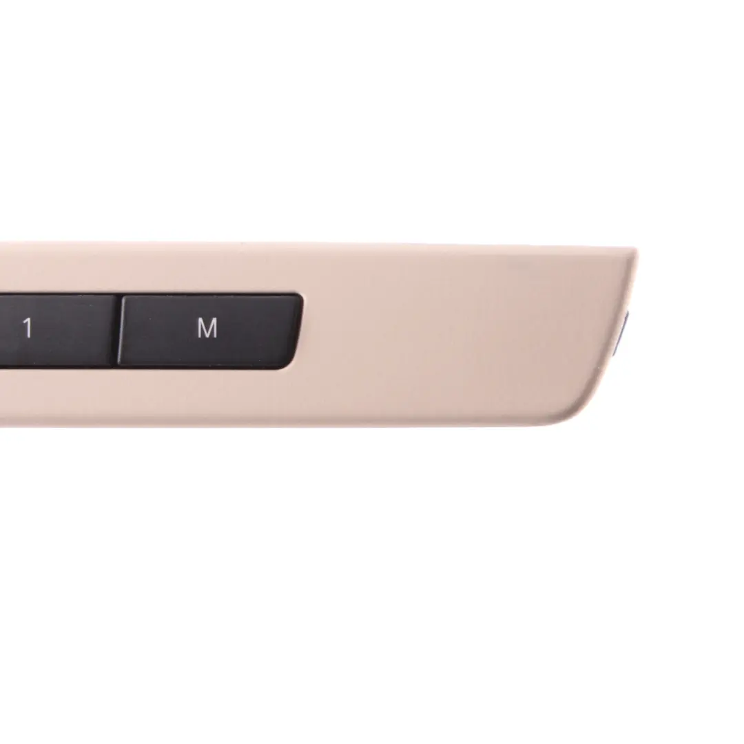 Memory Switch Control Button Panel Oyster to BMW F10 F11 Seat with Part number 9215811 BMW F10 F11 Seat Memory Switch Control Button Panel Oyster - SKU rhd-9215811 - Part number 9215811