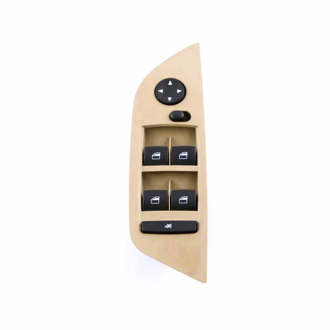 Window Lifter Switch Driver's Side Control Unit Beige to BMW X1 E84 with Part number 9216047 BMW X1 E84 Window Lifter Switch Driver's Side Control Unit Beige - SKU rhd-9216047-2 - Part number 9216047