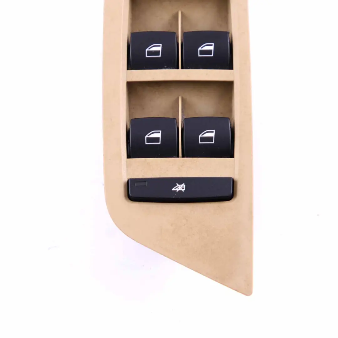 Window Lifter Switch Driver's Side Control Unit Beige to BMW X1 E84 with Part number 9216047 BMW X1 E84 Window Lifter Switch Driver's Side Control Unit Beige - SKU rhd-9216047-2 - Part number 9216047