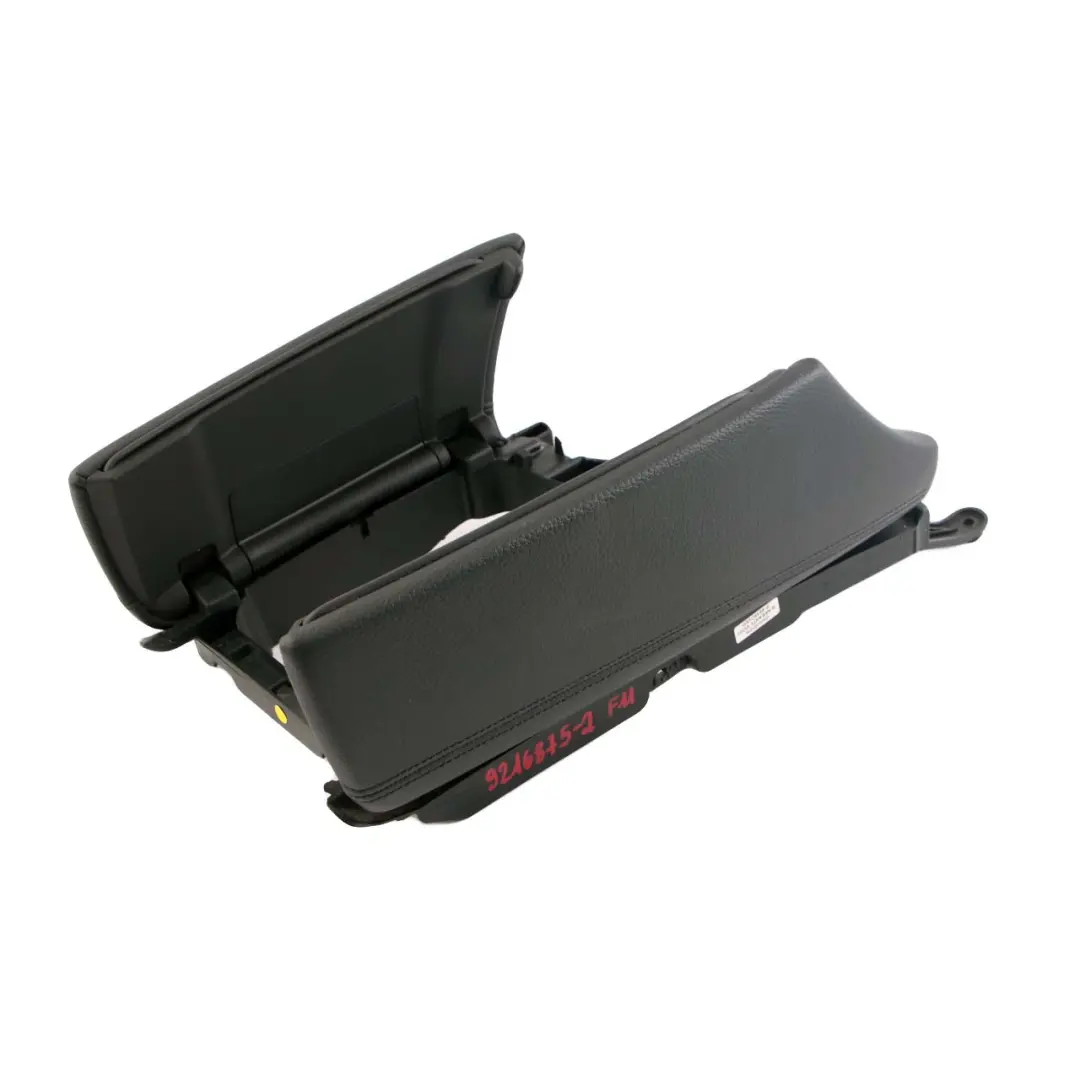BMW 5 Series F10 F11 Front Middle Armrest Left Right Leather Dakota Schwarz - SKU rhd-9216875-2 - Part number 9216875