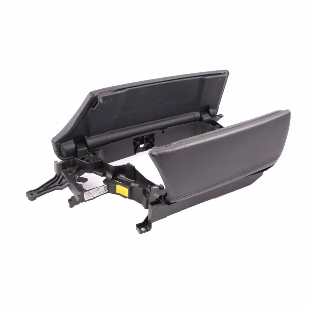 Armrest Front Middle Arm Rest Storage Tray Leather Dakota Black to BMW F10 F11 with Part number 9216875 BMW F10 F11 Armrest Front Middle Arm Rest Storage Tray Leather Dakota Black - SKU rhd-9216875-3 - Part number 9216875