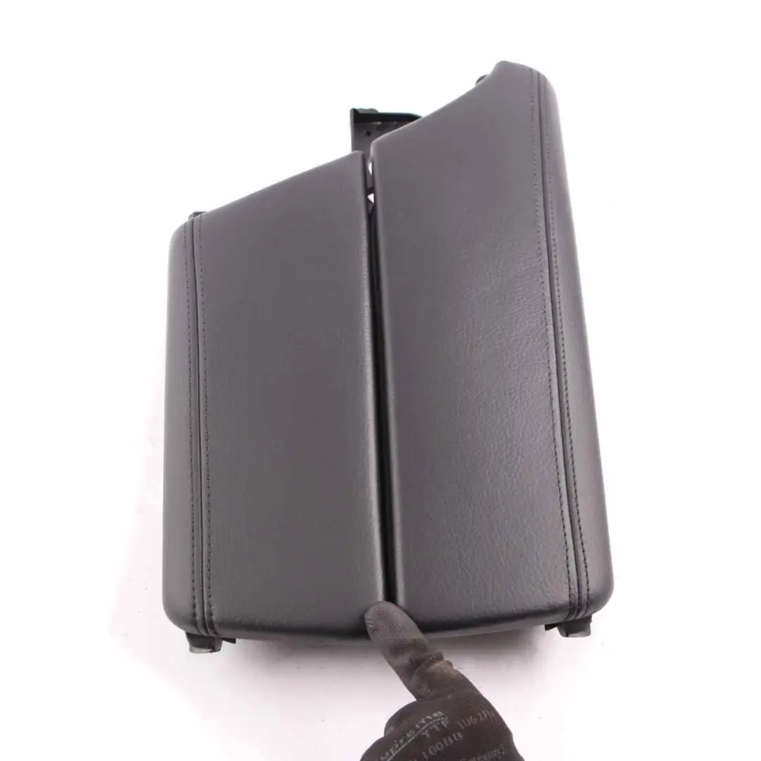 Armrest Front Middle Arm Rest Storage Tray Leather Dakota Black to BMW F10 F11 with Part number 9216875 BMW F10 F11 Armrest Front Middle Arm Rest Storage Tray Leather Dakota Black - SKU rhd-9216875-3 - Part number 9216875