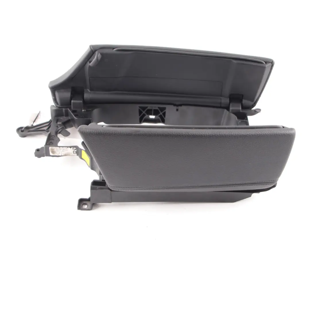 BMW F10 F11 Armrest Front Middle Arm Rest Storage Tray Leather Dakota Black - SKU rhd-9216875-4 - Part number 9216875