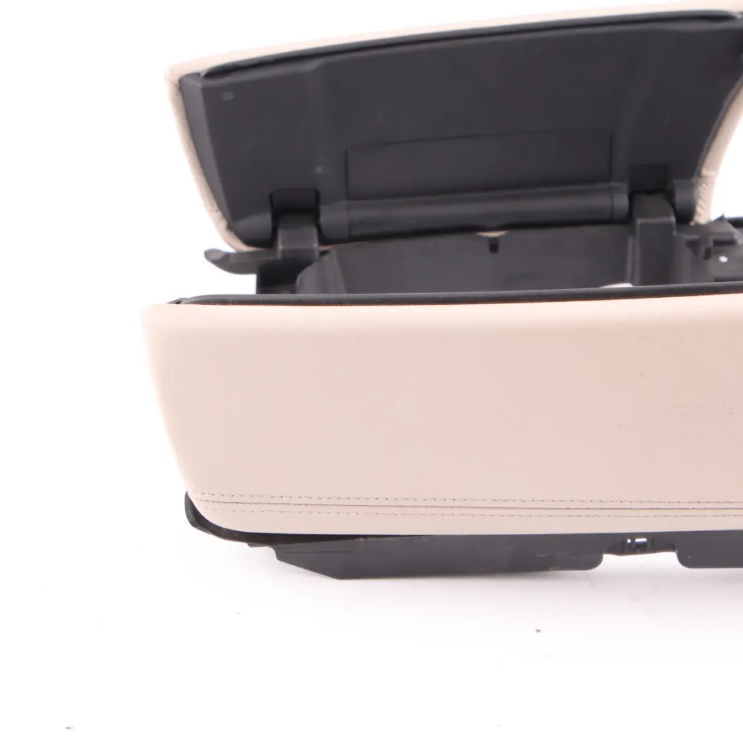 BMW F10 F11 Armrest Front Middle Left Right Leather Oyster - SKU rhd-9216878-2 - Part number 9216878