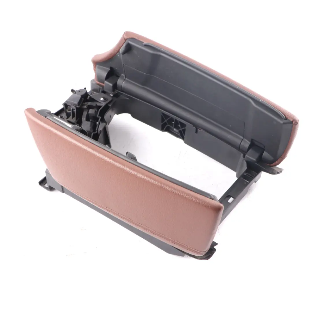  Arm Rest BMW F10 F11 Front Middle Armrest Leather Dakota Cinnamon Brown - SKU rhd-9216879 - Part number 9216879