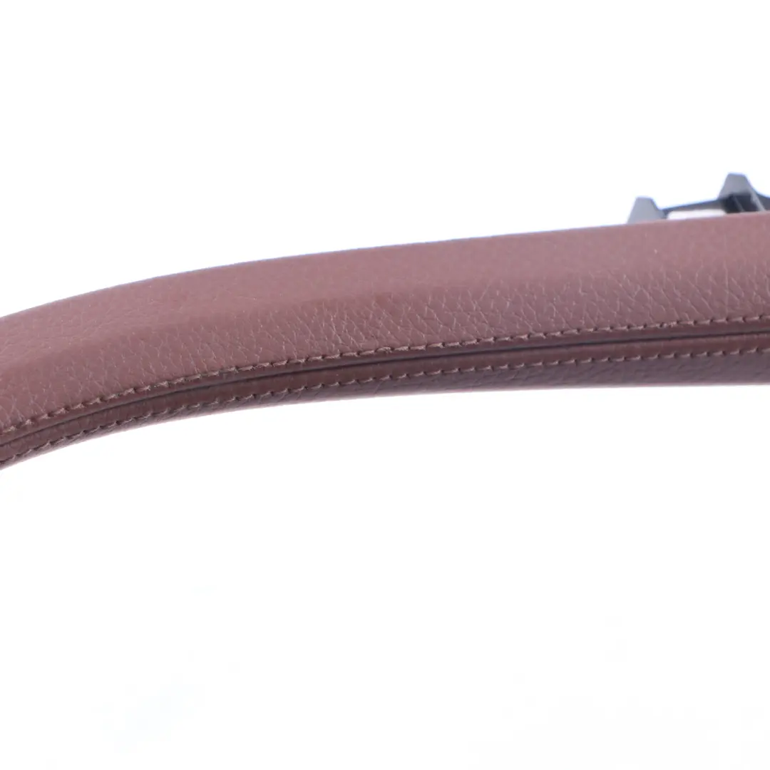 Center Console Armrest Clasp Arm Leather Dakota Zimtbraun to BMW F10 F11 with Part number 9216889 BMW F10 F11 Center Console Armrest Clasp Arm Leather Dakota Zimtbraun - SKU rhd-9216889 - Part number 9216889