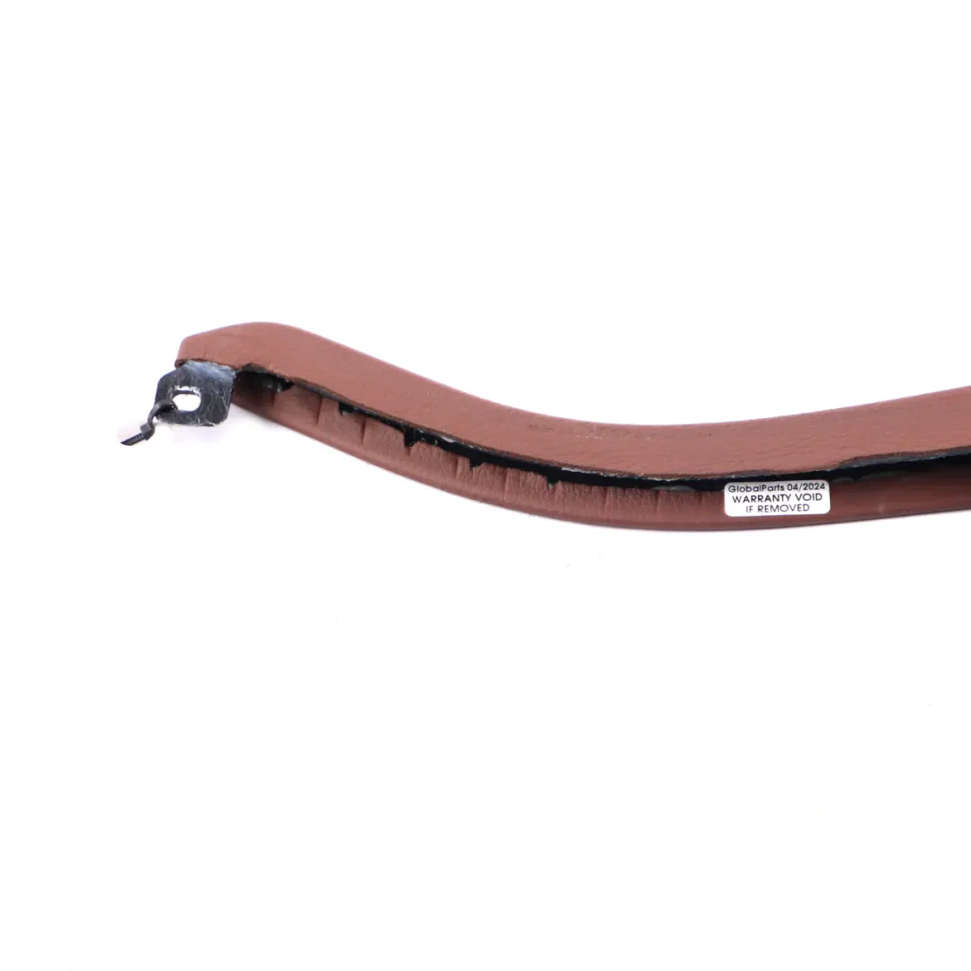 Center Console Armrest Clasp Arm Leather Dakota Zimtbraun to BMW F10 F11 with Part number 9216889 BMW F10 F11 Center Console Armrest Clasp Arm Leather Dakota Zimtbraun - SKU rhd-9216889 - Part number 9216889