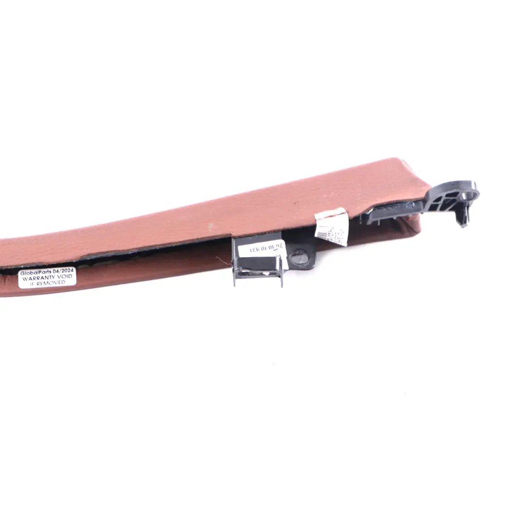 BMW F10 F11 Center Console Armrest Clasp Arm Leather Dakota Zimtbraun - SKU rhd-9216889 - Part number 9216889