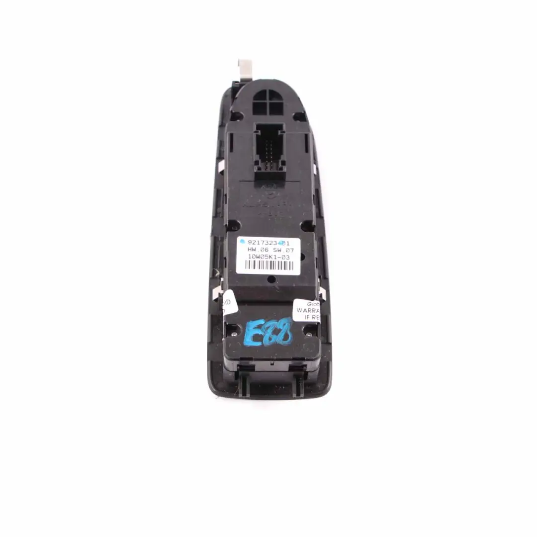 BMW E88 Switch Window Lifter Button Panel Driver's Side Auto Dip Fold - SKU rhd-9217323 - Part number 9217323