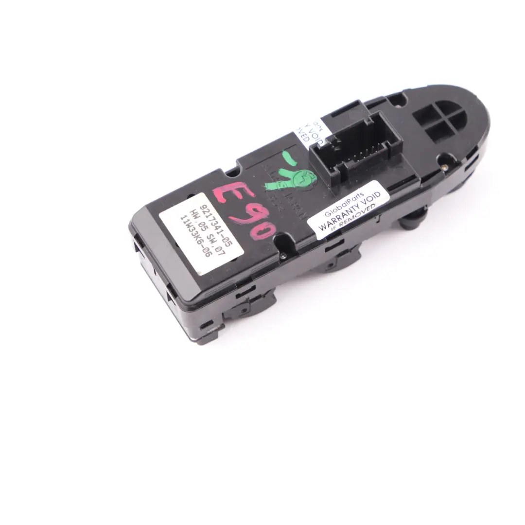 Switch Window Lifter BMW E90 E91 Driver's Side O/S Mirror Power Fold to with Part number 9217341 Switch Window Lifter BMW E90 E91 Driver's Side O/S Mirror Power Fold - SKU rhd-9217341-1 - Part number 9217341