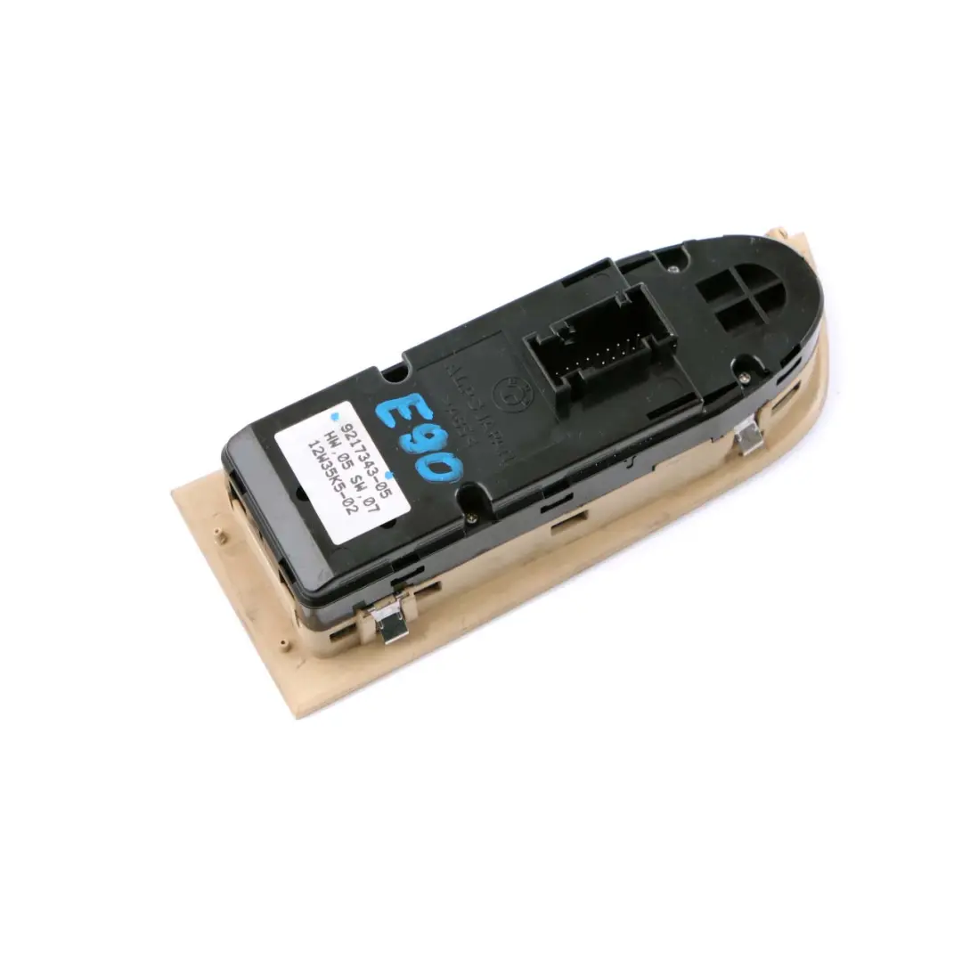 BMW 3 Series E90 E91 Switch Window Lifter Driver's Side Power Fold Beige - SKU rhd-9217343 - Part number 9217343