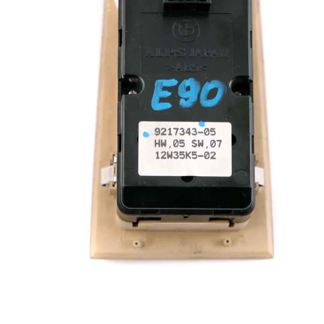 BMW 3 Series E90 E91 Switch Window Lifter Driver's Side Power Fold Beige - SKU rhd-9217343 - Part number 9217343