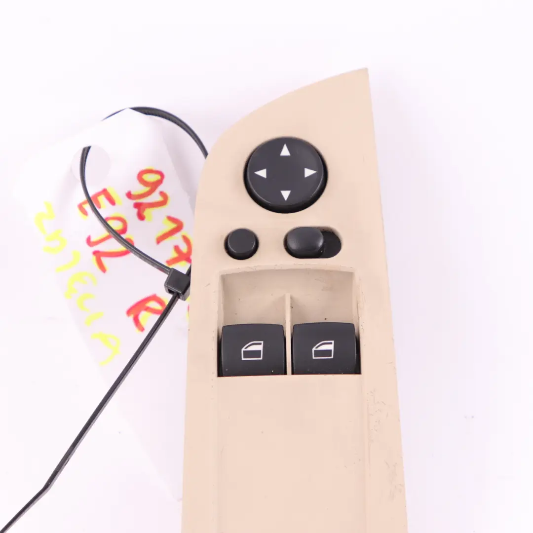 Window Lifter Switch BMW E92 E92 LCI Driver's Side Right O/S Beige to with Part number 9217361 Window Lifter Switch BMW E92 E92 LCI Driver's Side Right O/S Beige - SKU rhd-9217361 - Part number 9217361