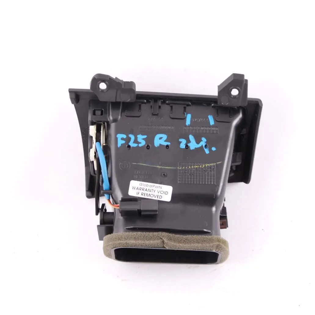 Dashboard Air Vent BMW X3 F25 X4 F26 Fresh Air Duct Grille Right O/S to with Part number 9217444 Dashboard Air Vent BMW X3 F25 X4 F26 Fresh Air Duct Grille Right O/S - SKU rhd-9217444 - Part number 9217444