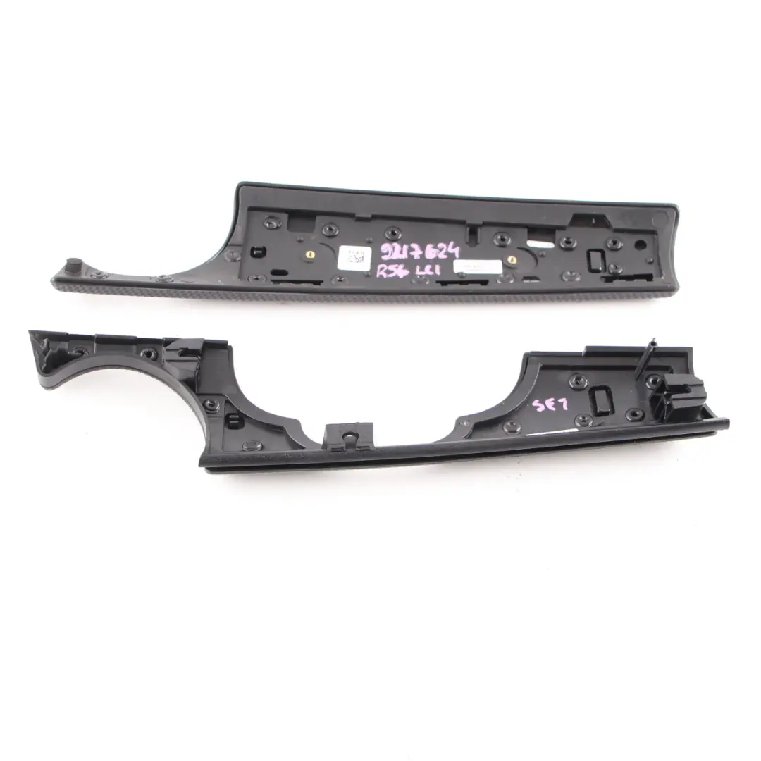 Dashboard Panel Trim Cover Black Checkered to Mini Cooper R56 LCI with Part number 9217624 Mini Cooper R56 LCI Dashboard Panel Trim Cover Black Checkered - SKU rhd-9217624 - Part number 9217624