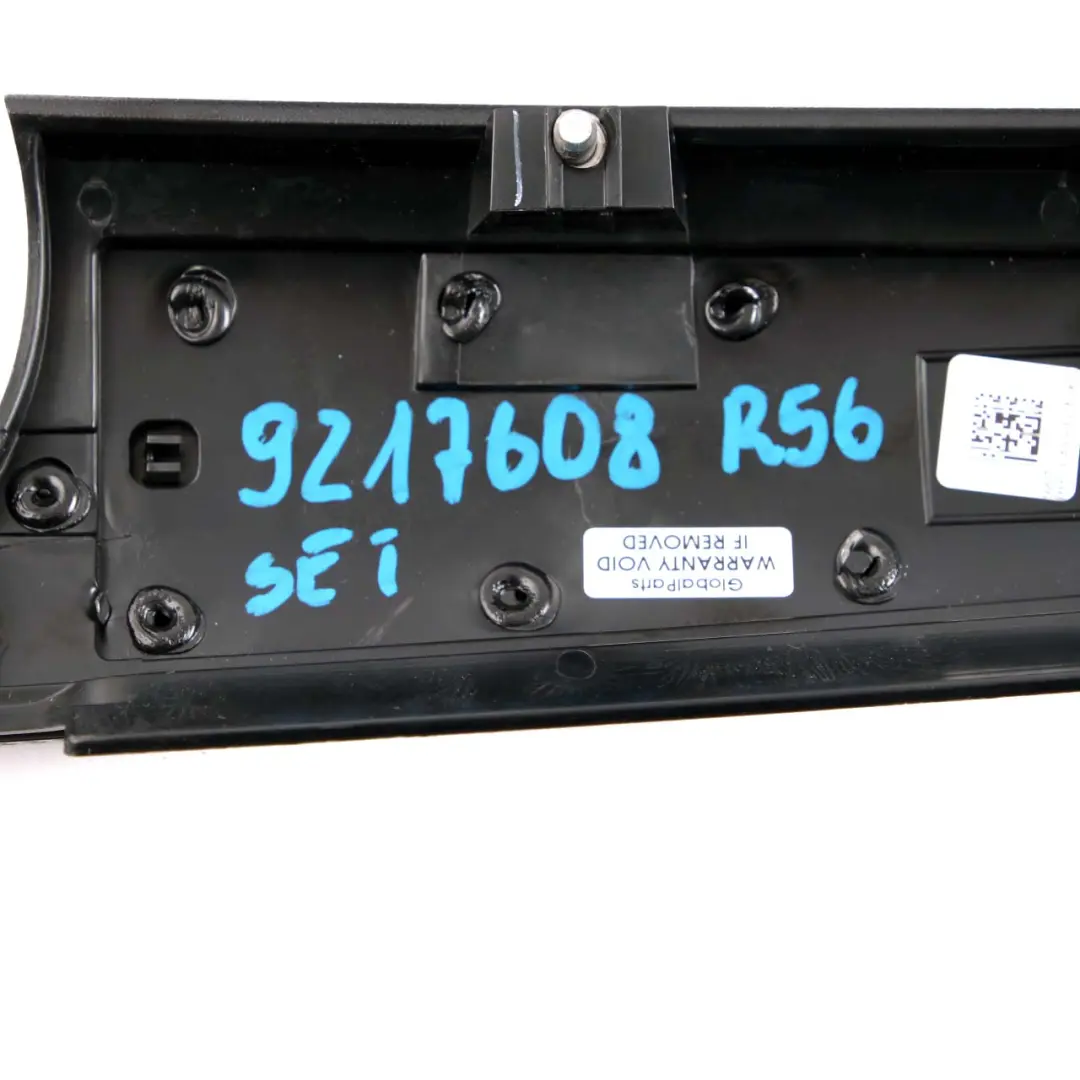 Mini Cooper S R55 R56 R57 LCI N18 Dashboard Dash Panel Trim Cover Set Checkered - SKU rhd-9217625 - Part number 9217625