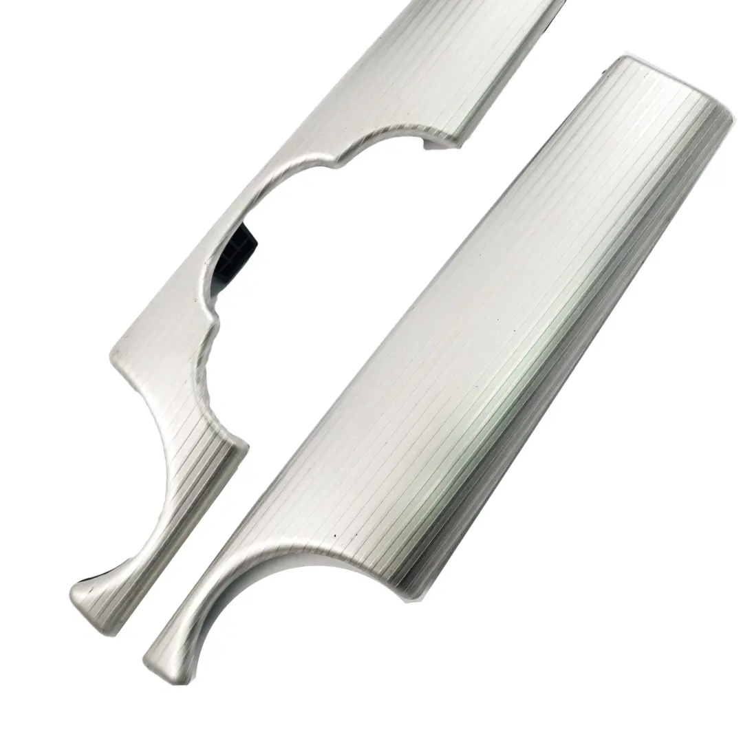 Dashboard Panel Trim Cover Set Aluminium Striped Alloy to Mini Cooper R55 R56 LCI with Part number 9217630 Mini Cooper R55 R56 LCI Dashboard Panel Trim Cover Set Aluminium Striped Alloy - SKU rhd-9217630 - Part number 9217630