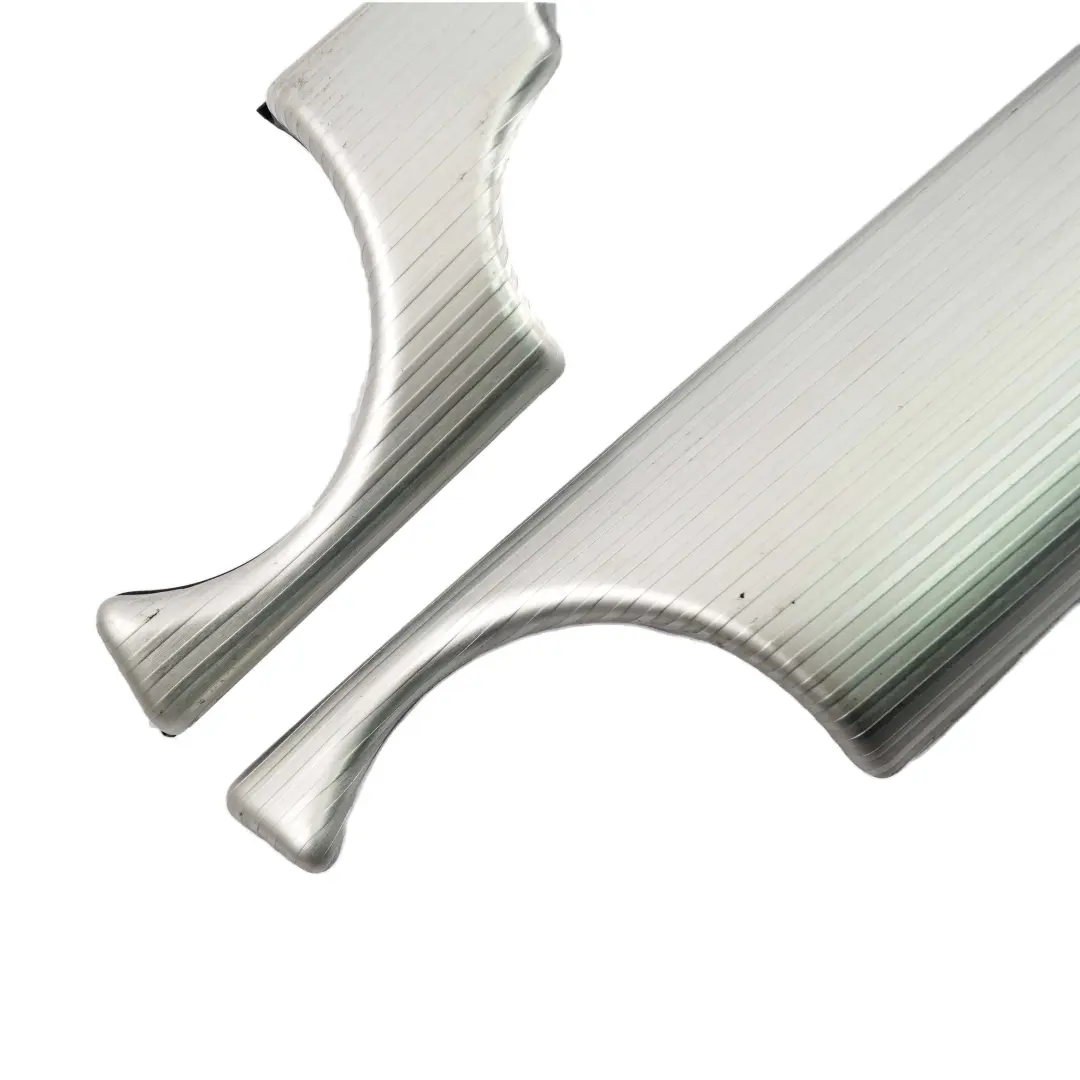 Dashboard Panel Trim Cover Set Aluminium Striped Alloy to Mini Cooper R55 R56 LCI with Part number 9217630 Mini Cooper R55 R56 LCI Dashboard Panel Trim Cover Set Aluminium Striped Alloy - SKU rhd-9217630 - Part number 9217630