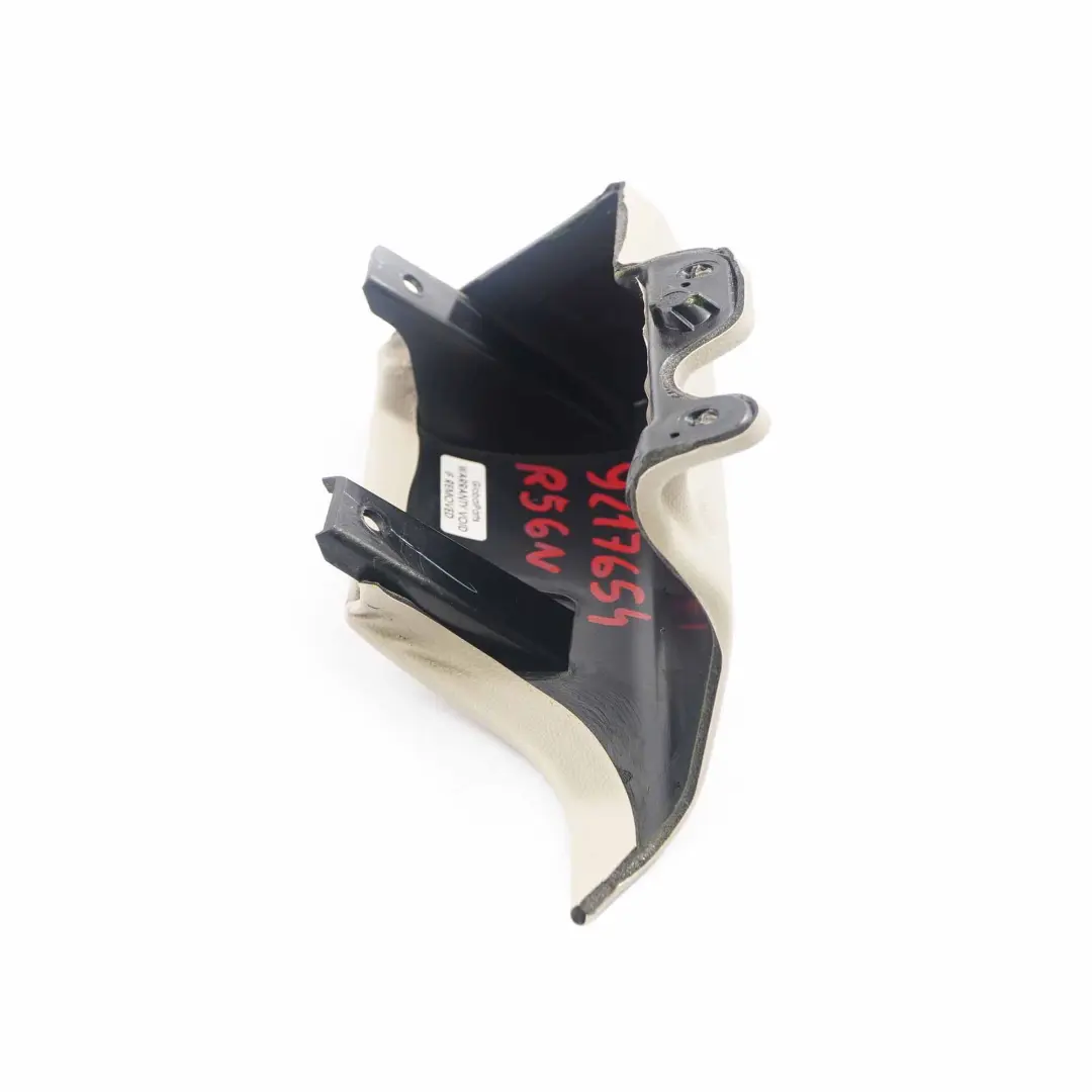 Cover Dashboard Mini R55 R56 R57 LCI Knee Protection Trim Right O/S Polar Beige - SKU rhd-9217654 - Part number 9217654
