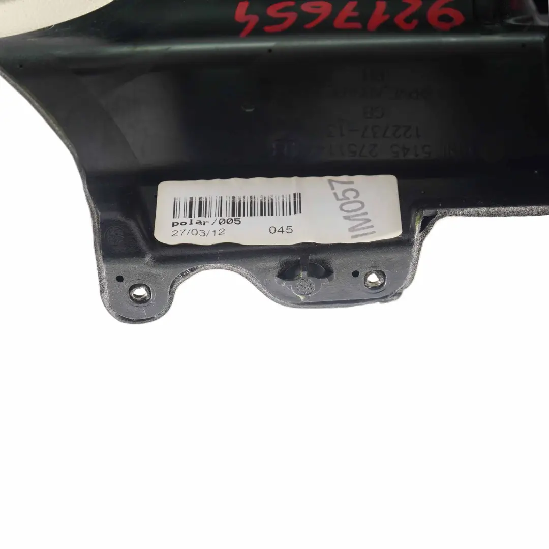 Cover Dashboard Mini R55 R56 R57 LCI Knee Protection Trim Right O/S Polar Beige - SKU rhd-9217654 - Part number 9217654