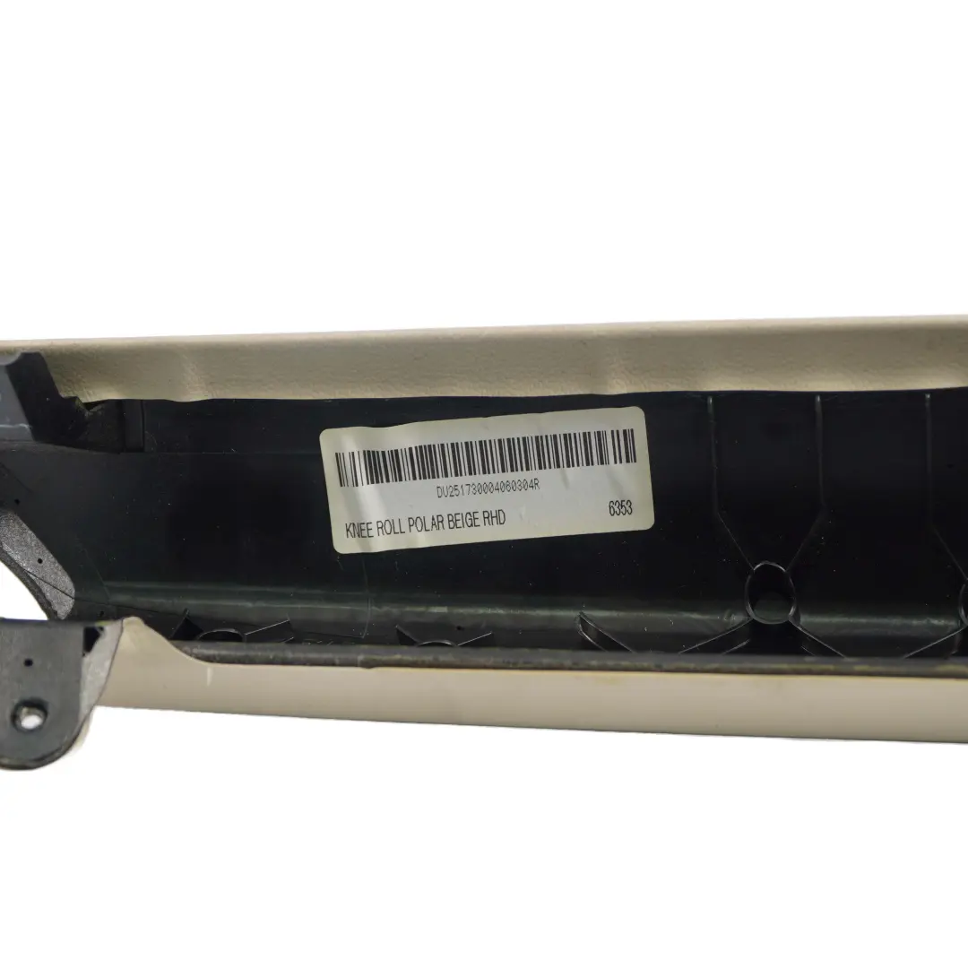 Dashboard Trim Mini R56 R55 R57 LCI Cover Knee Protection Passenger Polar Beige to with Part number 9217660 Dashboard Trim Mini R56 R55 R57 LCI Cover Knee Protection Passenger Polar Beige - SKU rhd-9217660 - Part number 9217660