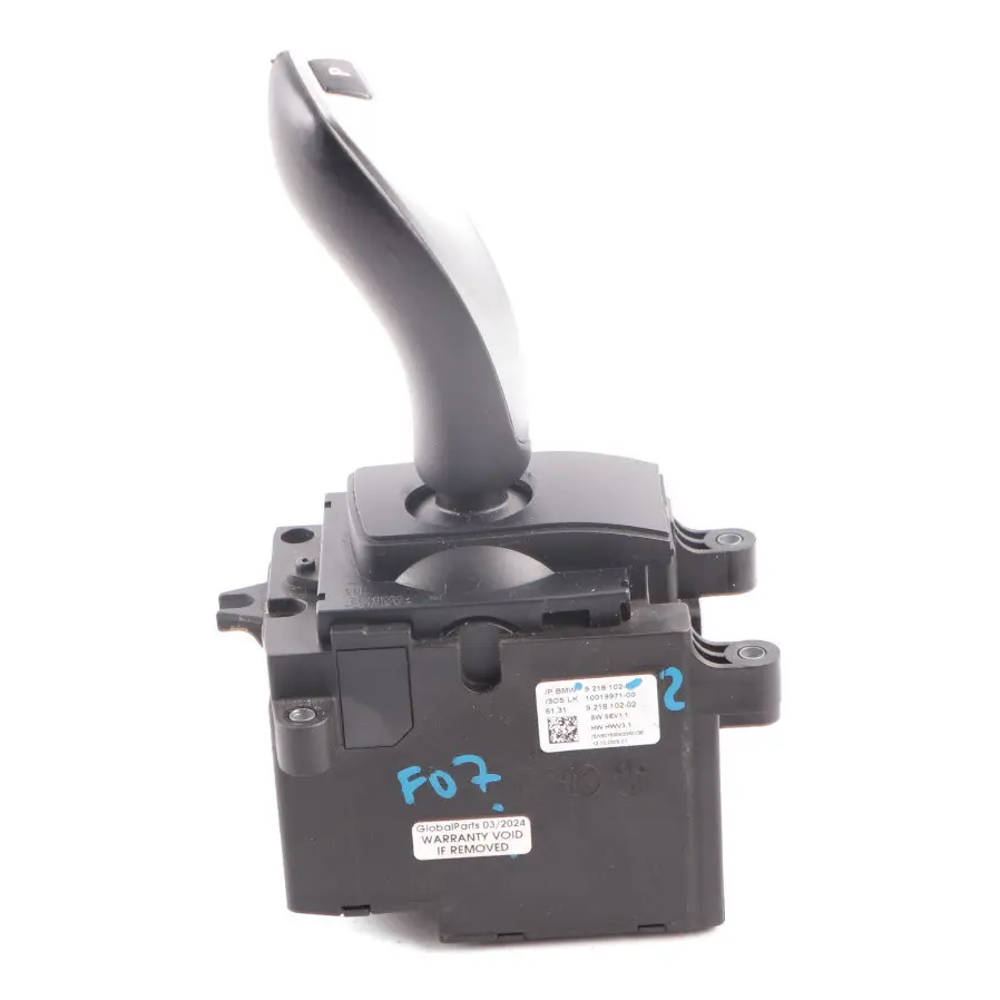Gear Selector BMW F01 F07 F10 F11 F25 Automatic Knob Shifting Steptronic - SKU rhd-9218102-2 - Part number 9218102
