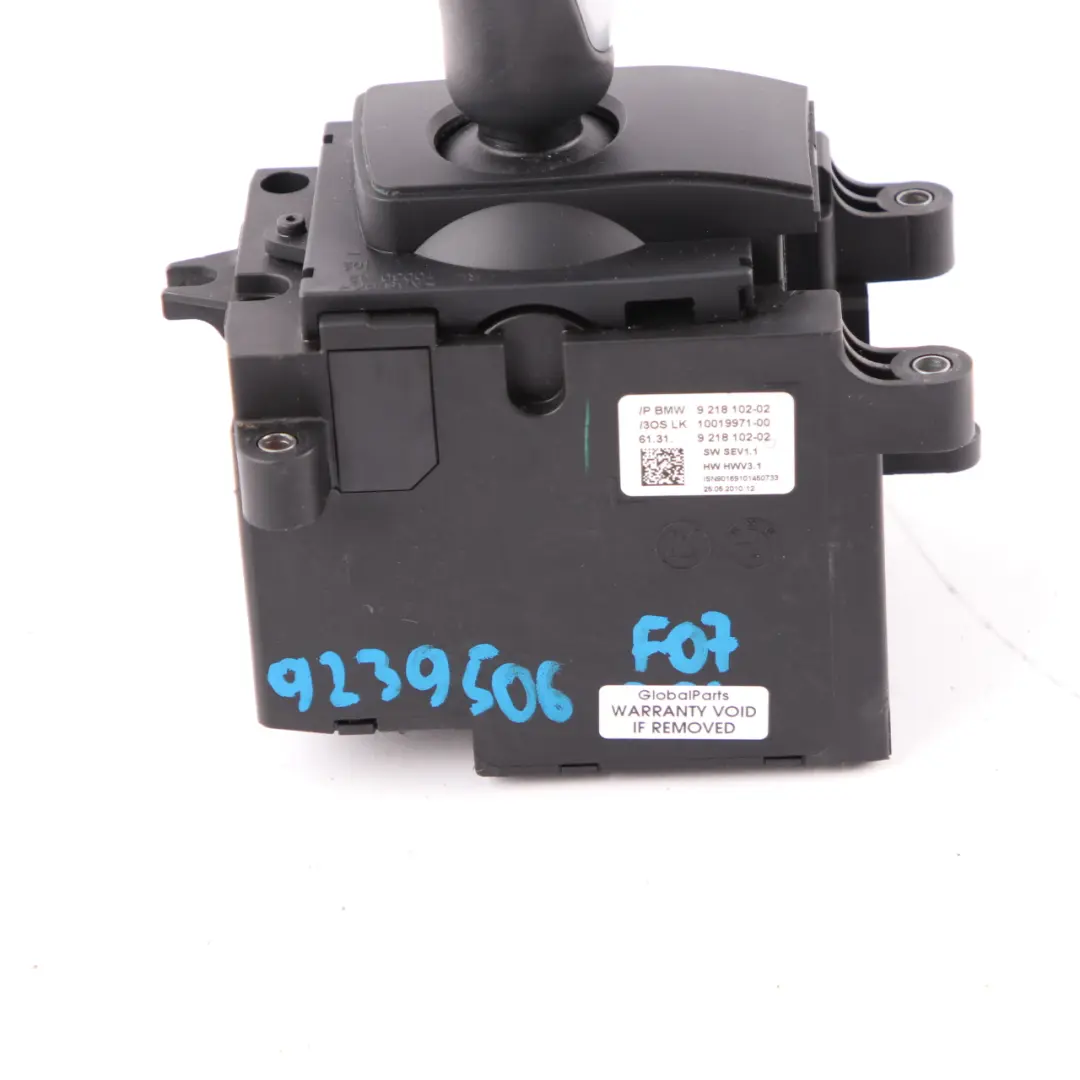 Gear Selector BMW F01 F07 F10 F11 F25 Automatic Knob Shifting Steptronic - SKU rhd-9218102 - Part number 9218102