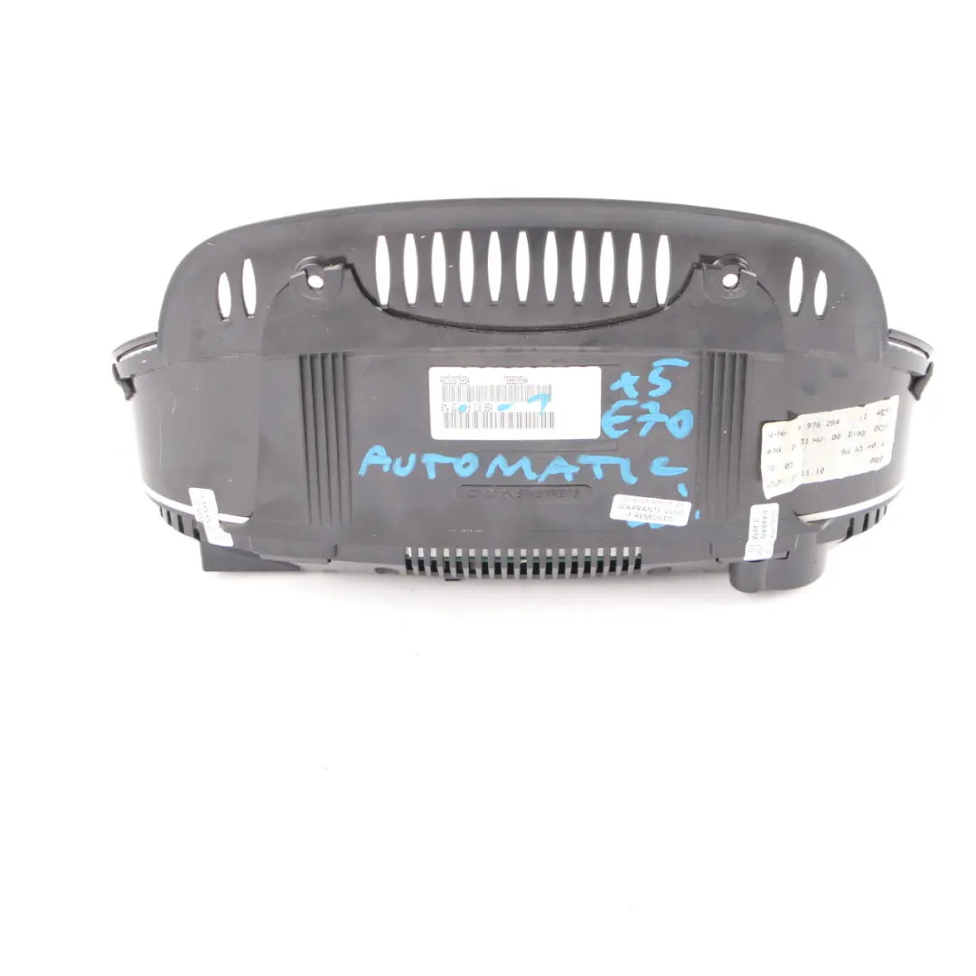 M57N2 Diesel Instrument Cluster Speedo Clocks Automatic to BMW X5 E70 with Part number 9218854 BMW X5 E70 M57N2 Diesel Instrument Cluster Speedo Clocks Automatic - SKU rhd-9218854-1 - Part number 9218854