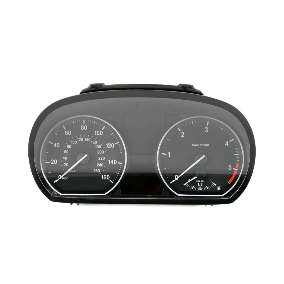Speedo Clocks Instruments Unit Combination Manual to BMW E81 E87 LCI with Part number 9220952 BMW E81 E87 LCI Speedo Clocks Instruments Unit Combination Manual - SKU rhd-9220952 - Part number 9220952