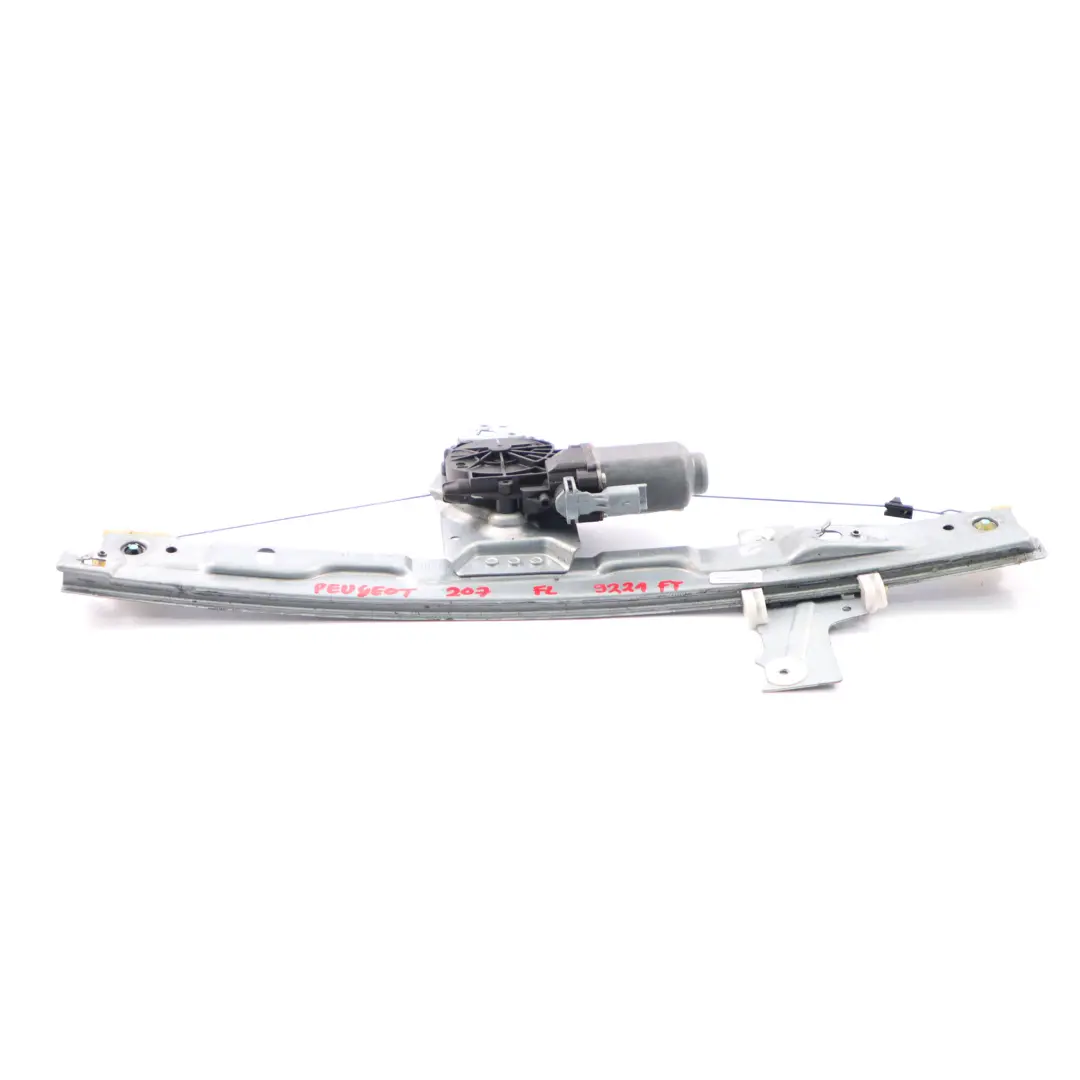 Peugeot 207 Window Lifter Front Door Left N/S Regulator Mechanism - SKU rhd-9221FT - Part number 9221FT