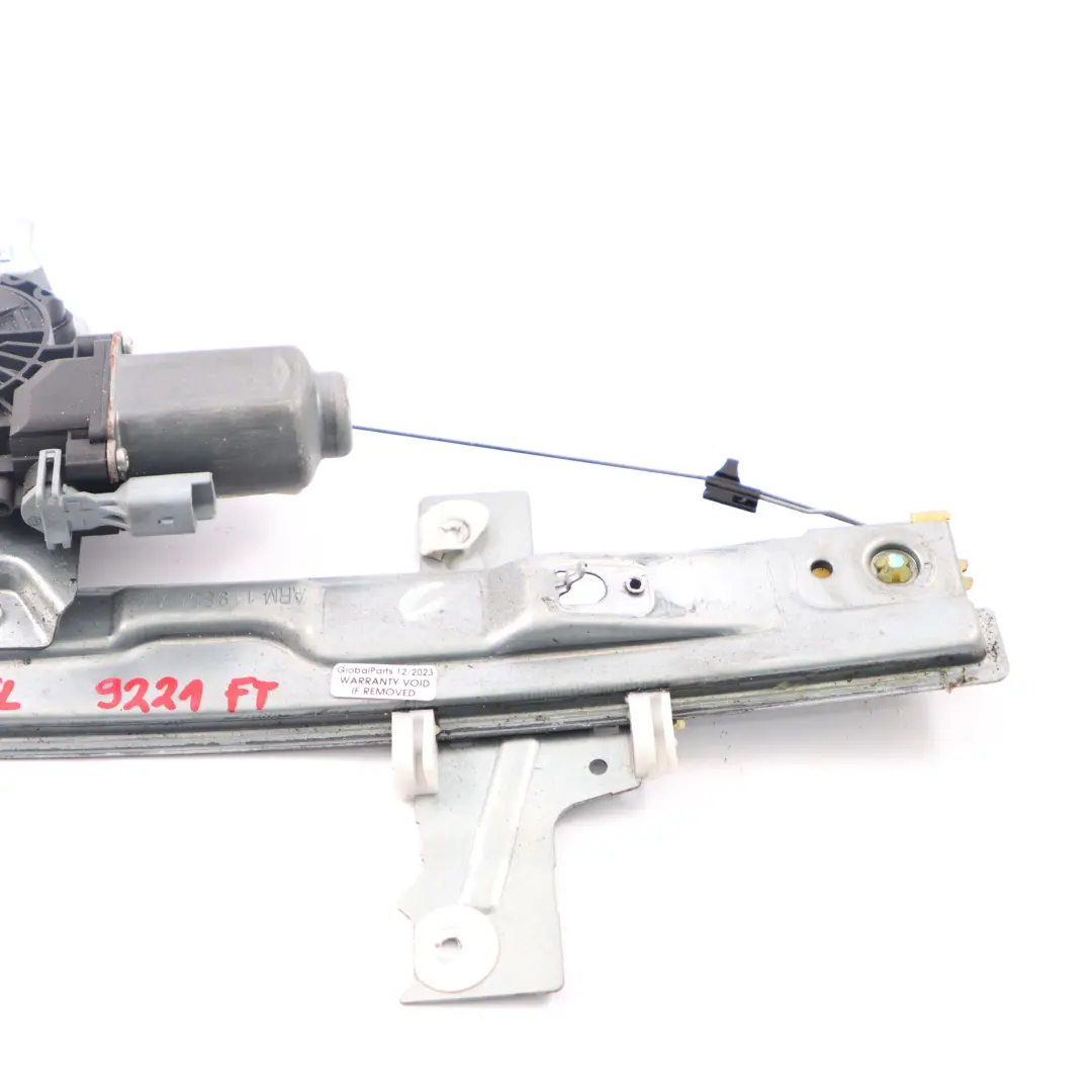 Peugeot 207 Window Lifter Front Door Left N/S Regulator Mechanism - SKU rhd-9221FT - Part number 9221FT