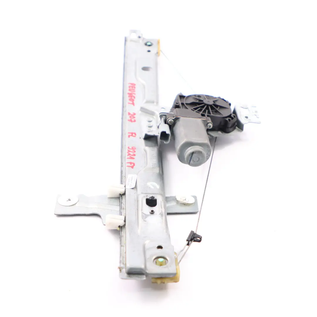 Peugeot 207 Window Lifter Front Door Left N/S Regulator Mechanism - SKU rhd-9221FT - Part number 9221FT