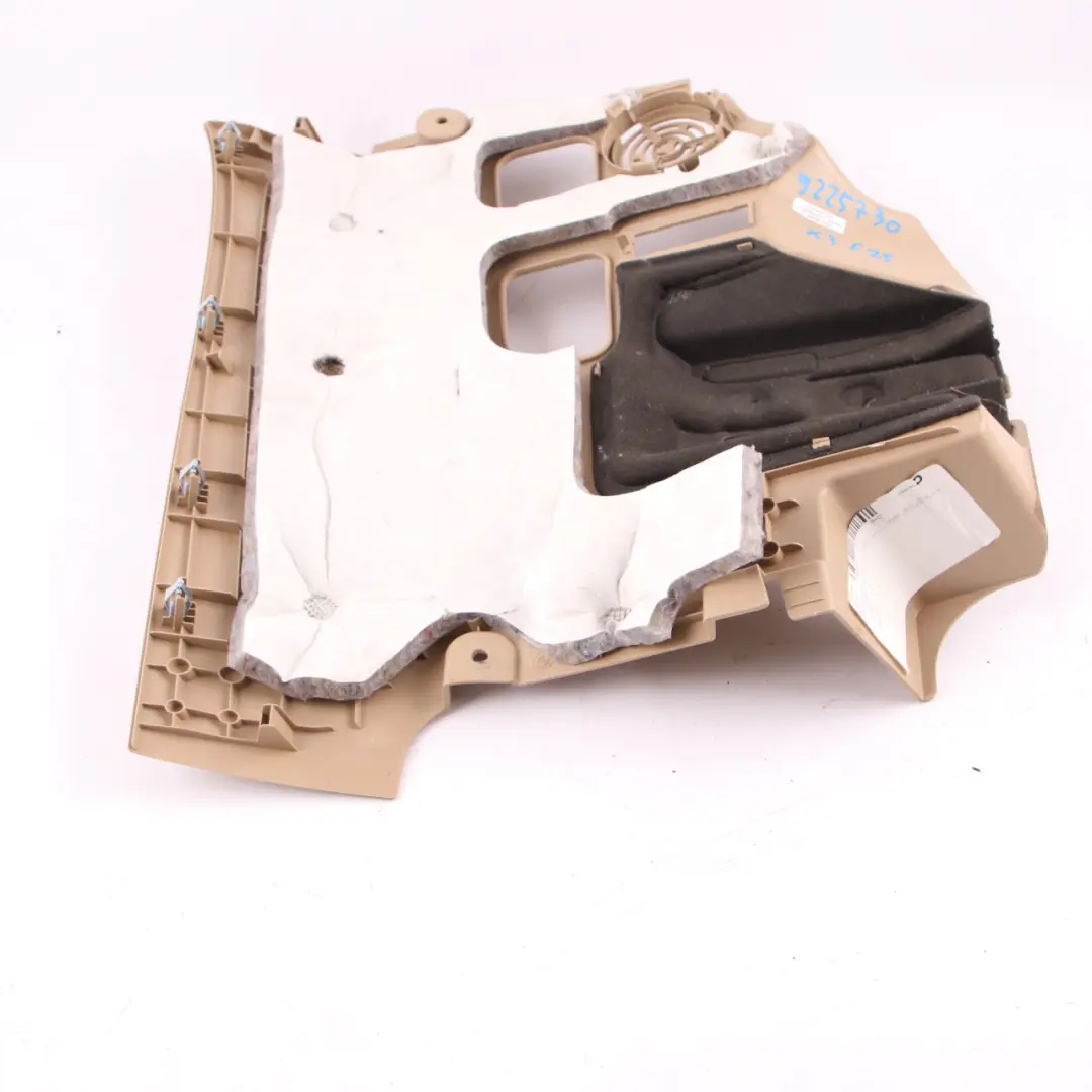 Footwell Trim BMW X3 F25 X4 F26 Passenger's Cover Bottom Savannabeige to with Part number 9225730 Footwell Trim BMW X3 F25 X4 F26 Passenger's Cover Bottom Savannabeige - SKU rhd-9225730 - Part number 9225730