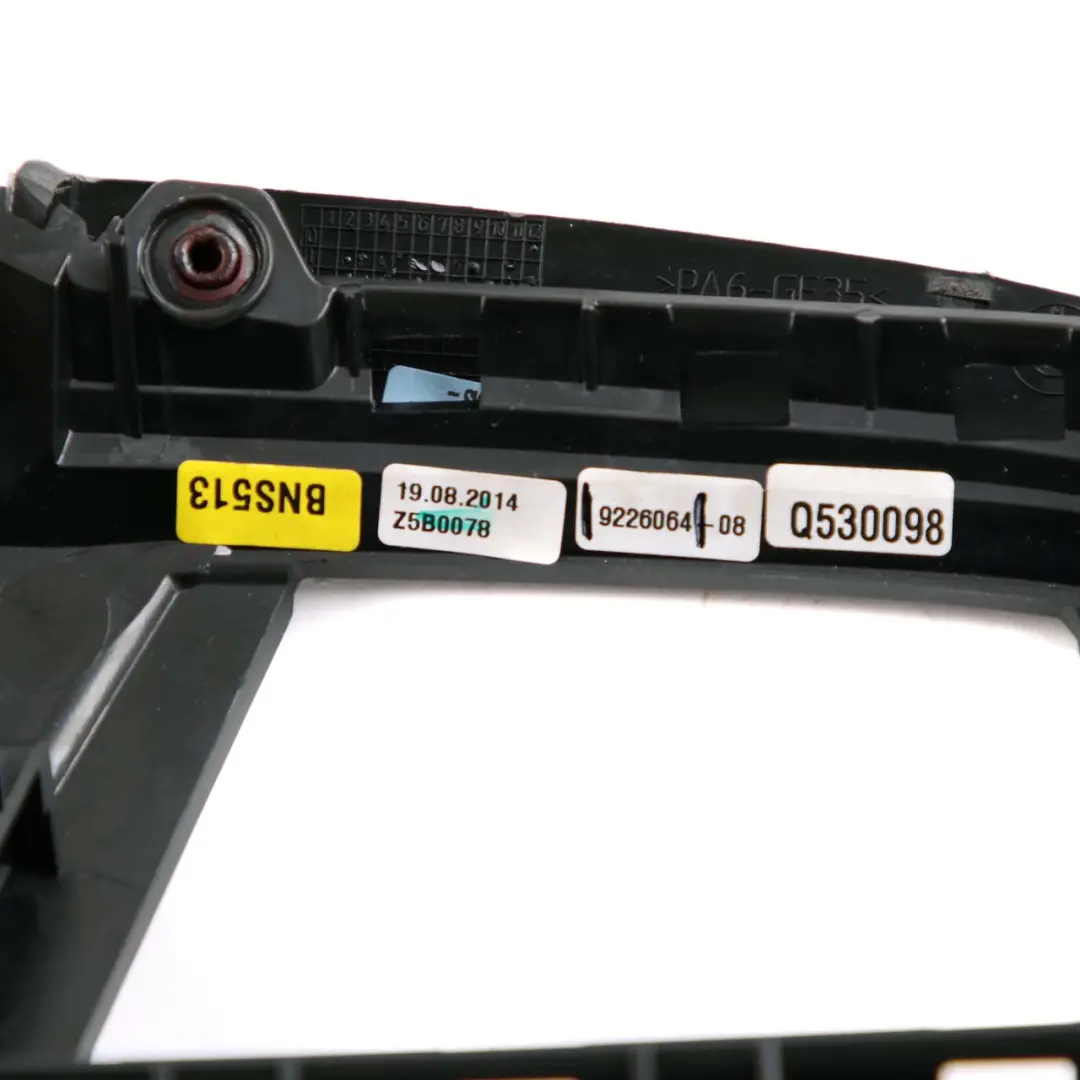 BMW 1 2 F20 F21 F22 Trim Dashboard Dash Cover Brushed Aluminium Black Gloss - SKU rhd-9226064 - Part number 9226064