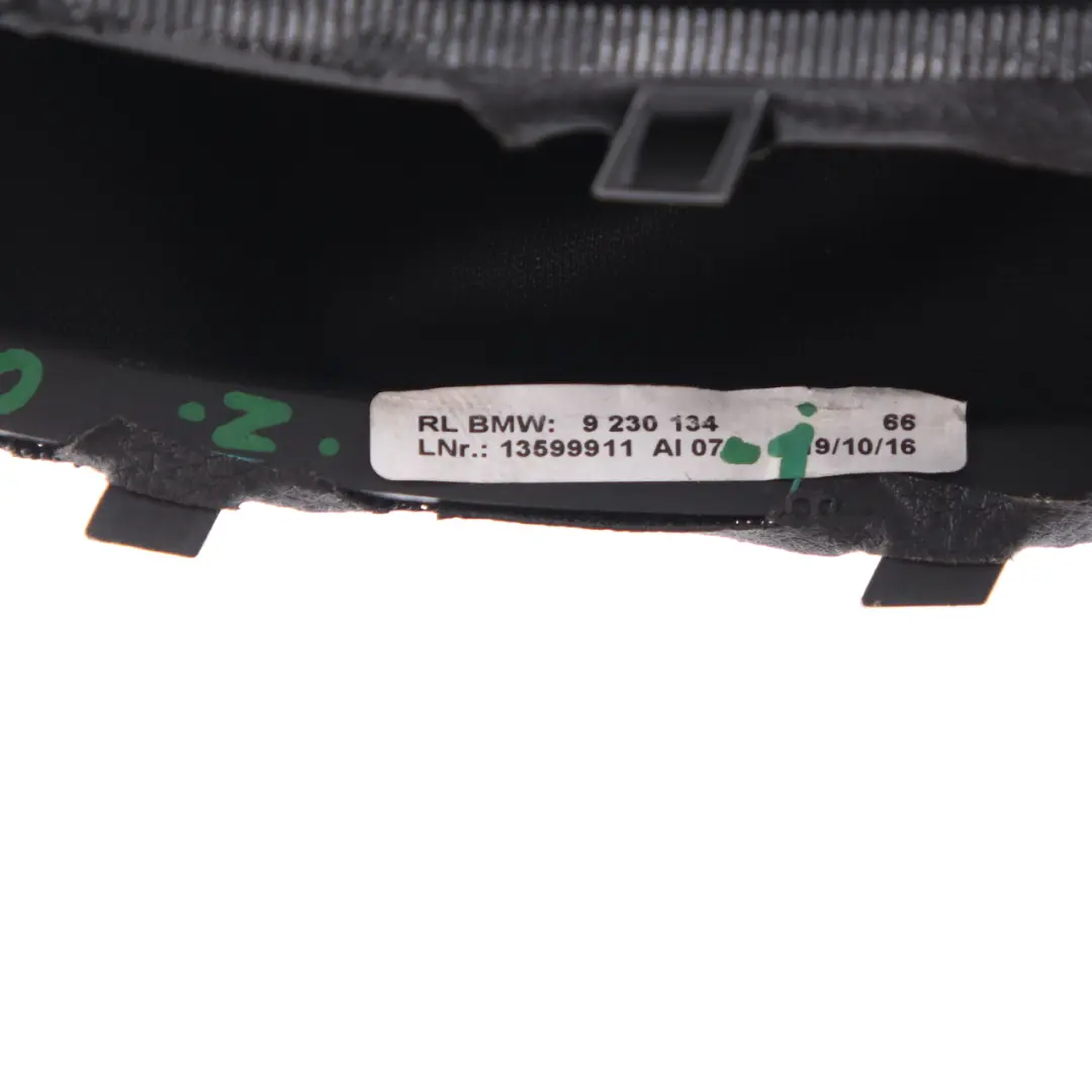  Handbrake Lever Cover BMW F20 F21 F22 F23 Handbrake Gaiter Leather Black - SKU rhd-9230134-2 - Part number 9230134