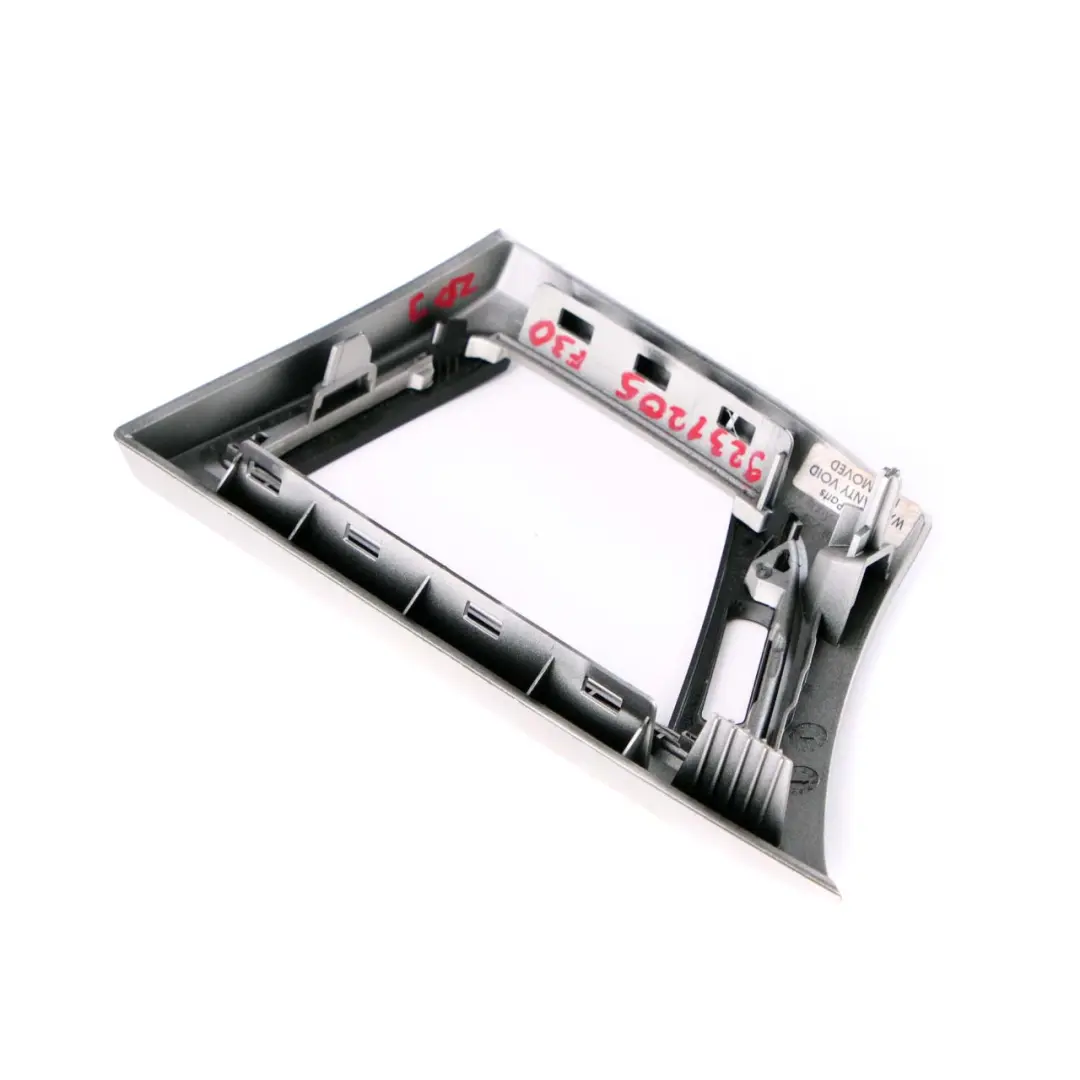 Driver Side Dash Cover Trim Panel Satinsilber Silver Matt to BMW 3 Series F30 F31 with Part number 9231205 BMW 3 Series F30 F31 Driver Side Dash Cover Trim Panel Satinsilber Silver Matt - SKU rhd-9231205 - Part number 9231205