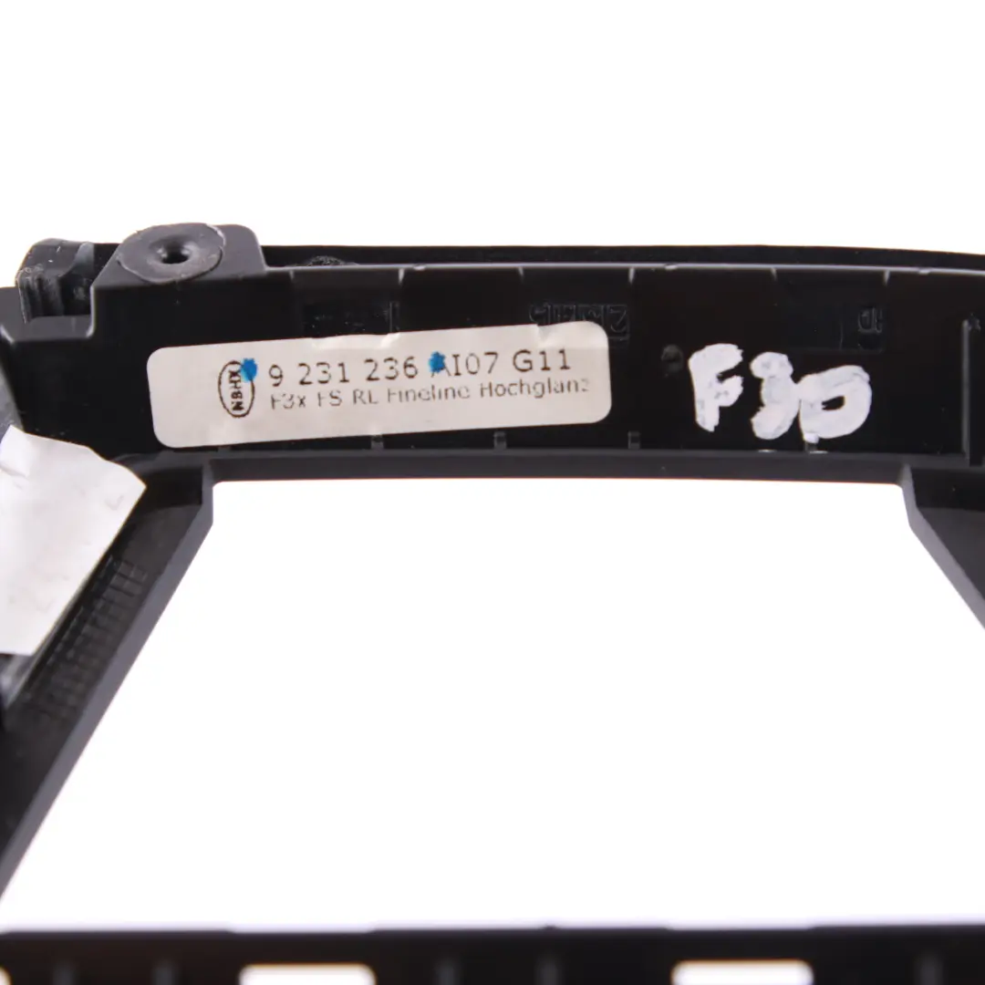  Dashboard Trim BMW F30 F31 F32 Panel Dash Cover Driver Fineline Wood Anthracite - SKU rhd-9231236 - Part number 9231236