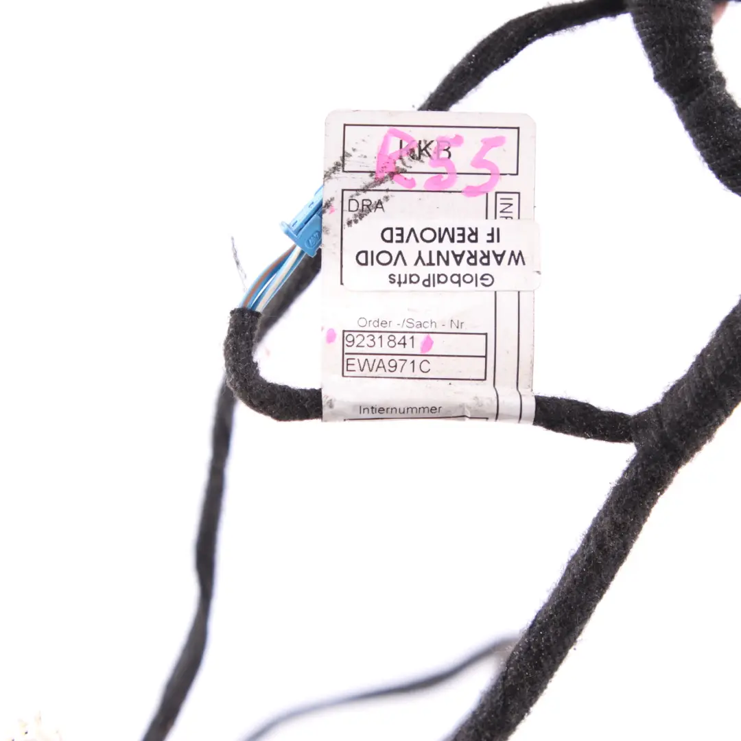 Door Cable Mini R55 R56 LCI Wiring Loom Front Right Driver's Side  - SKU rhd-9231841 - Part number 9231841