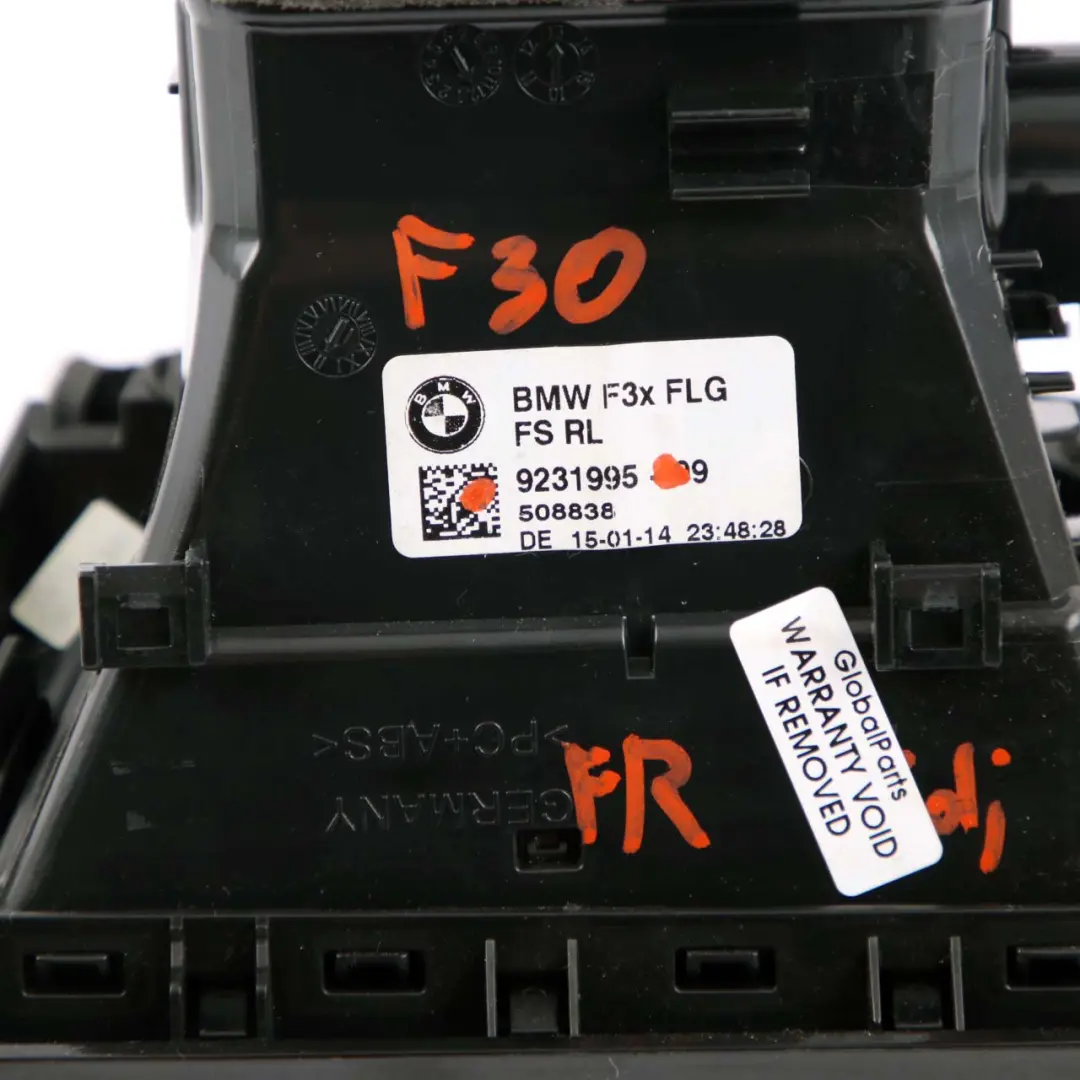  Dashboard Vent BMW F30 F31 F32 Fresh Air Grille Front Right O/S - SKU rhd-9231995-1 - Part number 9231995