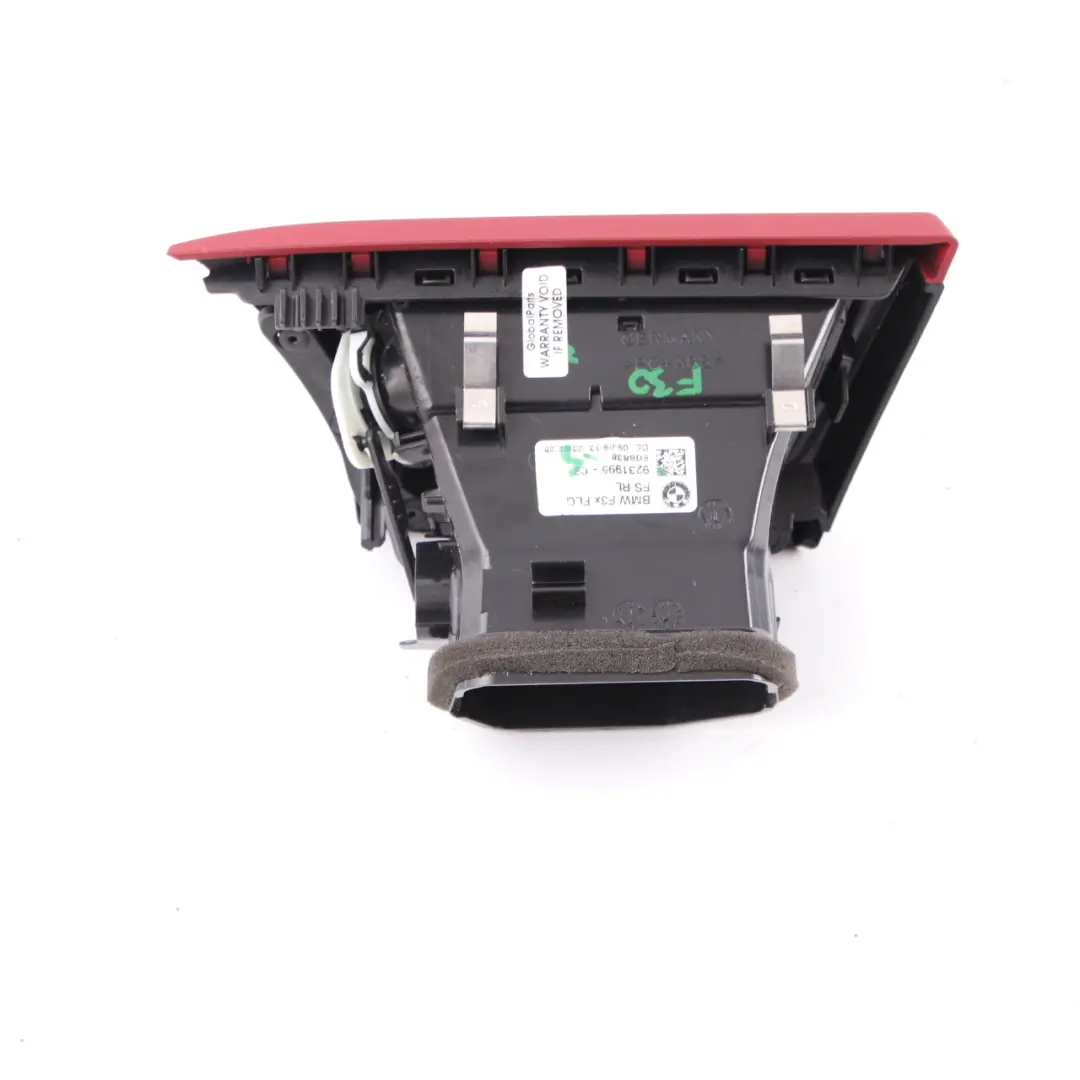 Dashboard Vent BMW F30 F31 F32 5 Fresh Air Grille Front Right Trim Red to with Part number 9231995 Dashboard Vent BMW F30 F31 F32 5 Fresh Air Grille Front Right Trim Red - SKU rhd-9231995-5 - Part number 9231995