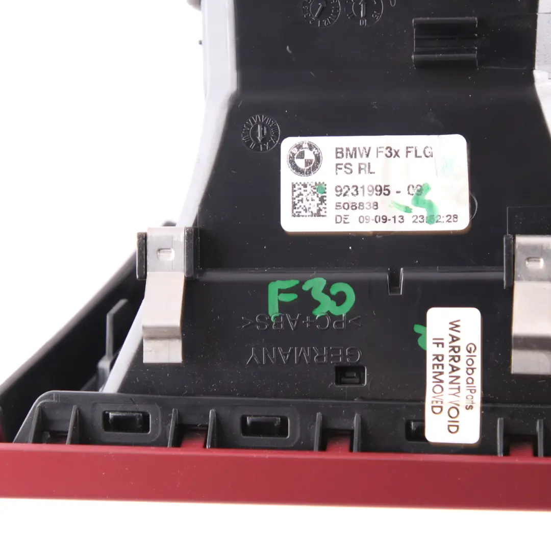  Dashboard Vent BMW F30 F31 F32 5 Fresh Air Grille Front Right Trim Red - SKU rhd-9231995-5 - Part number 9231995