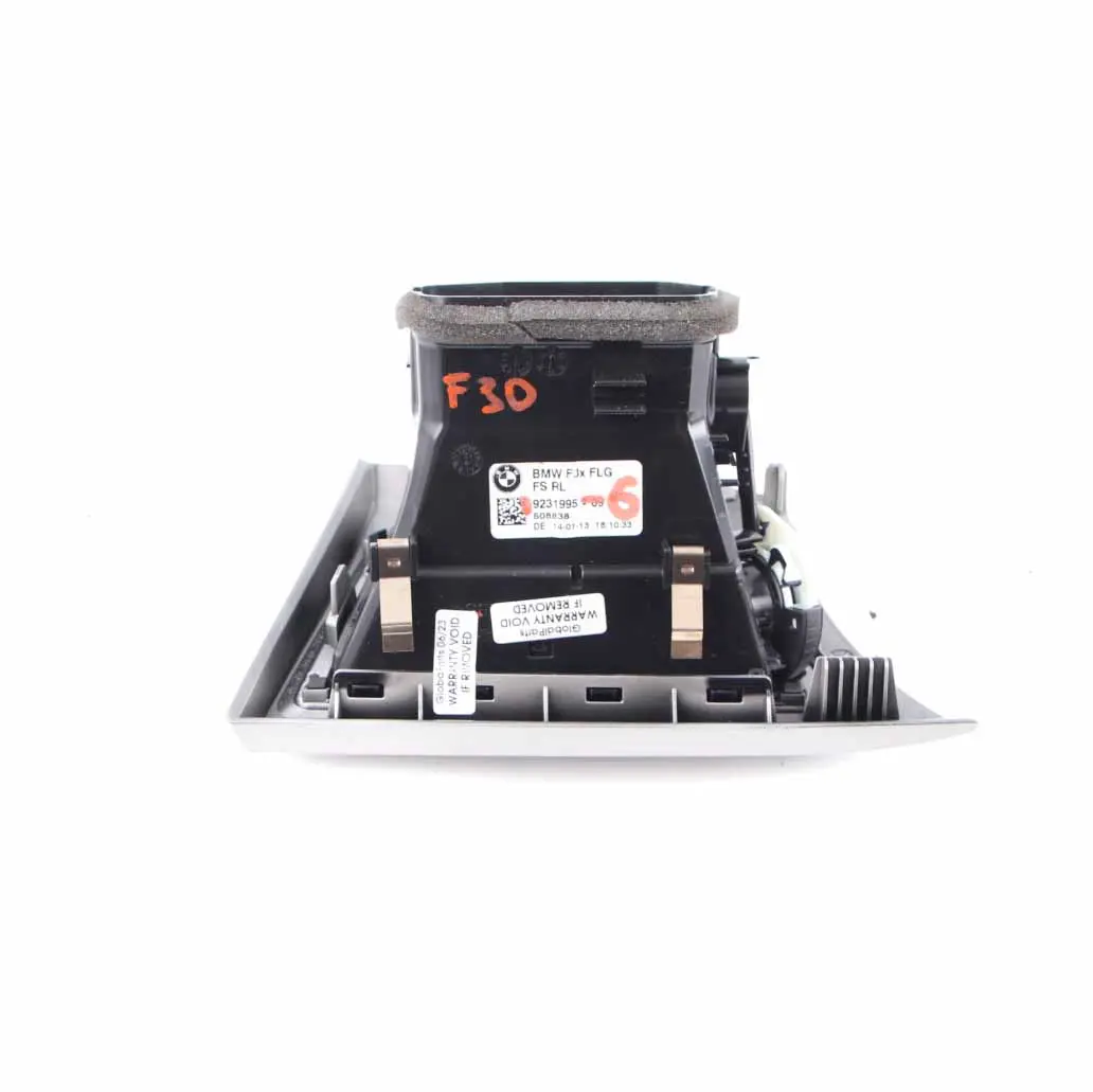 Dashboard Vent BMW F30 F31 Fresh Air Grille Front Right O/S Trim Silver to with Part number 9231995 Dashboard Vent BMW F30 F31 Fresh Air Grille Front Right O/S Trim Silver - SKU rhd-9231995-6 - Part number 9231995