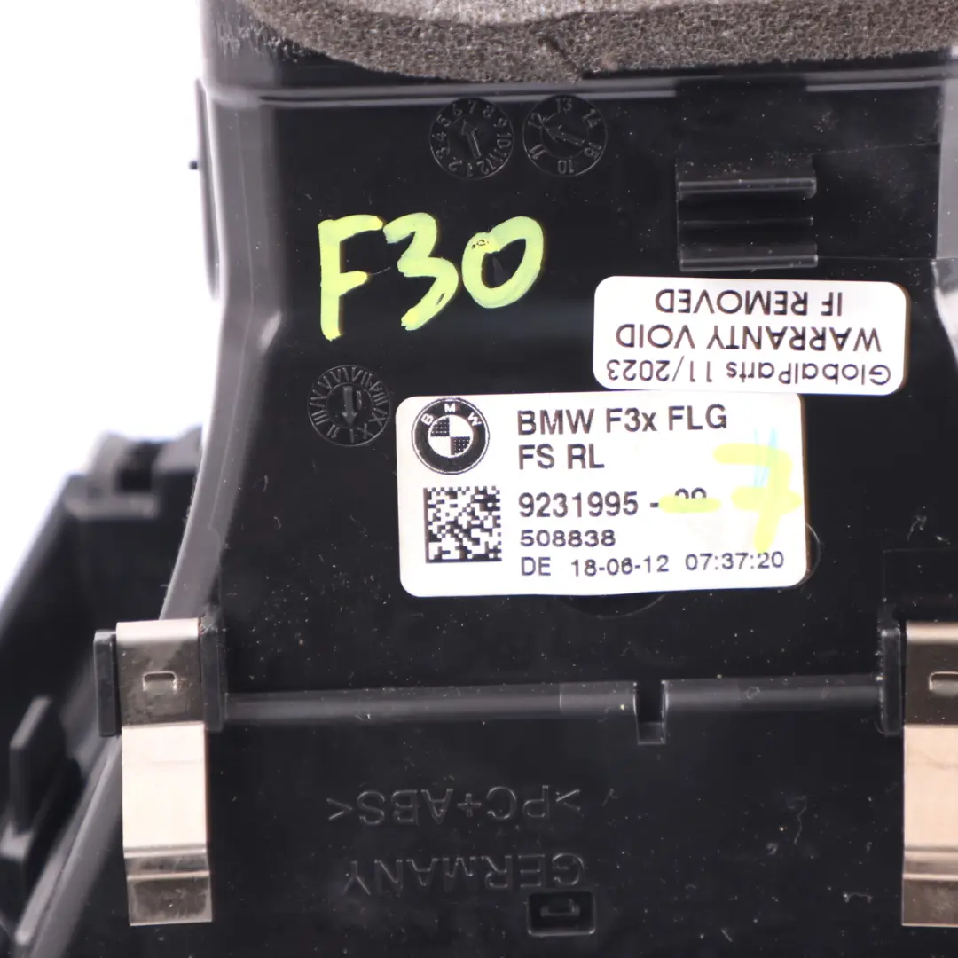 Dashboard Vent BMW F30 F31 Fresh Air Grille Front Right O/S Trim Silver to with Part number 9231995 Dashboard Vent BMW F30 F31 Fresh Air Grille Front Right O/S Trim Silver - SKU rhd-9231995-7 - Part number 9231995