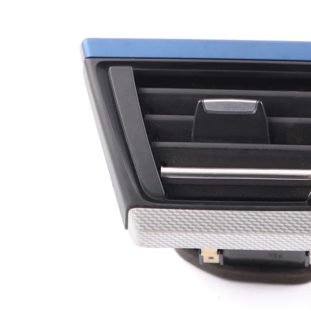Vent BMW F30 F31 Fresh Air Grille Front Right O/S Trim Alu Blue to Dash with Part number 9231995 Dash Vent BMW F30 F31 Fresh Air Grille Front Right O/S Trim Alu Blue - SKU rhd-9231995-9 - Part number 9231995