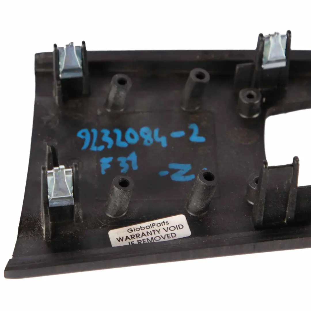 Centre Console Trim BMW F30 F31 2 Panel Cover Wood Fineline Anthracite to with Part number 9232084 Centre Console Trim BMW F30 F31 2 Panel Cover Wood Fineline Anthracite - SKU rhd-9232084-2 - Part number 9232084